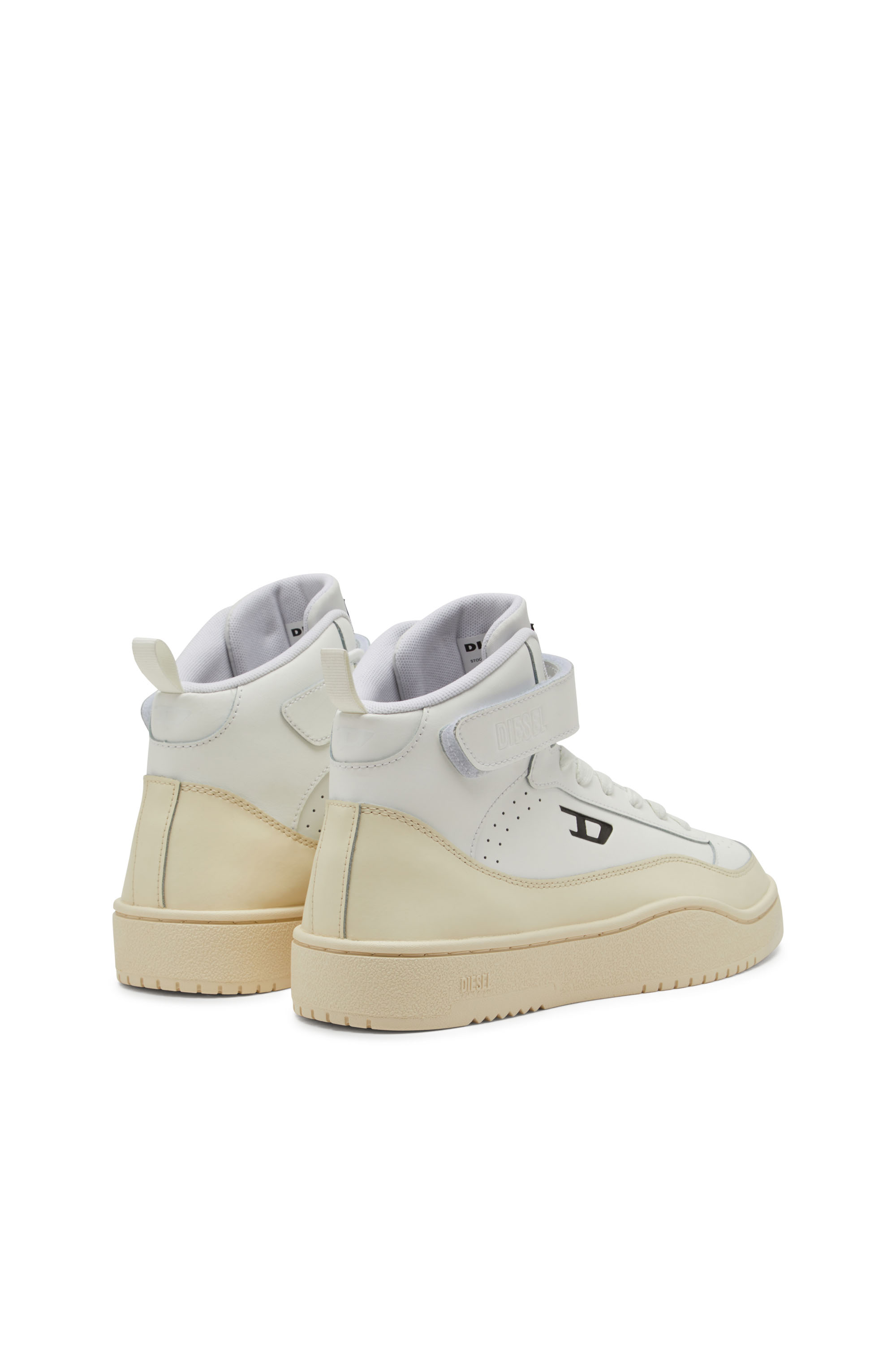 Diesel - S-TRACKER-D MID, Man's S-Tracker-D-Mid top sneaker in White - 3