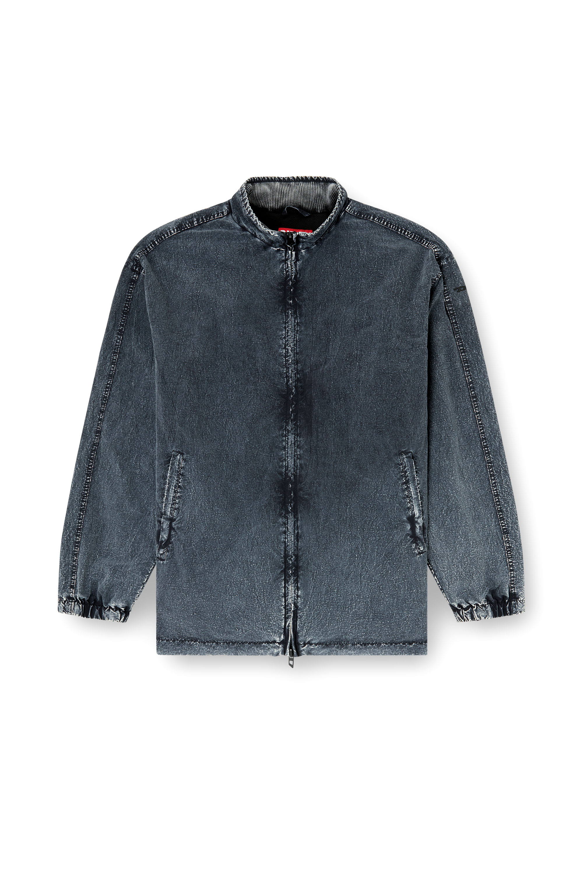 Diesel - J-WILSON, Chaqueta en taslan de nailon reciclado Hombre in Negro - 3