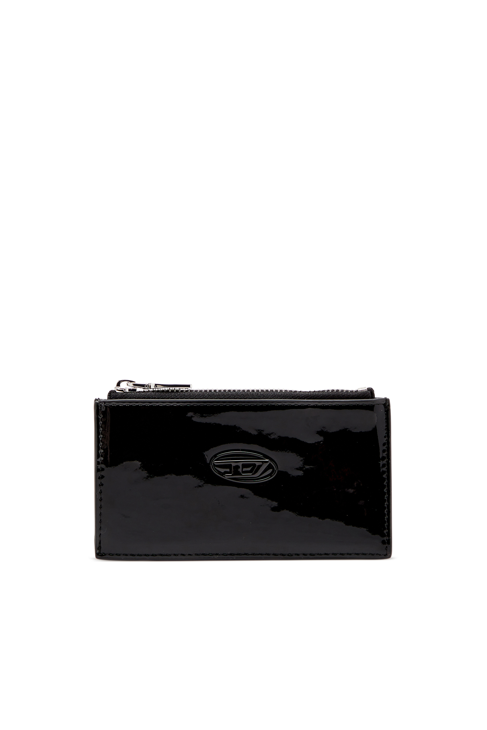 Diesel - PLAY CARD HOLDER III, Tarjetero con acabado brillante Mujer in Negro - 1