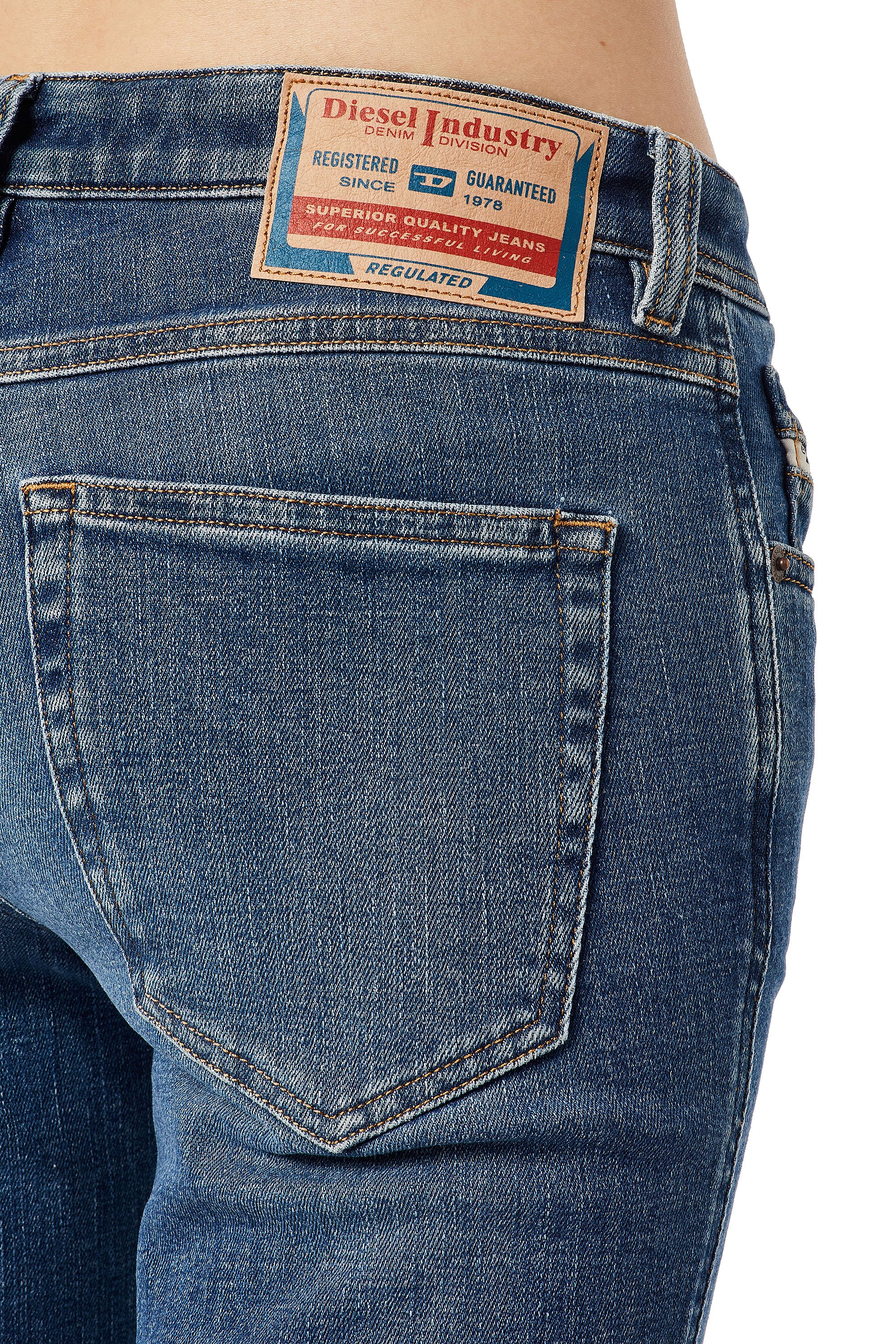 Diesel - Skinny Jeans 2015 Babhila 09C59, Azul medio - Image 6