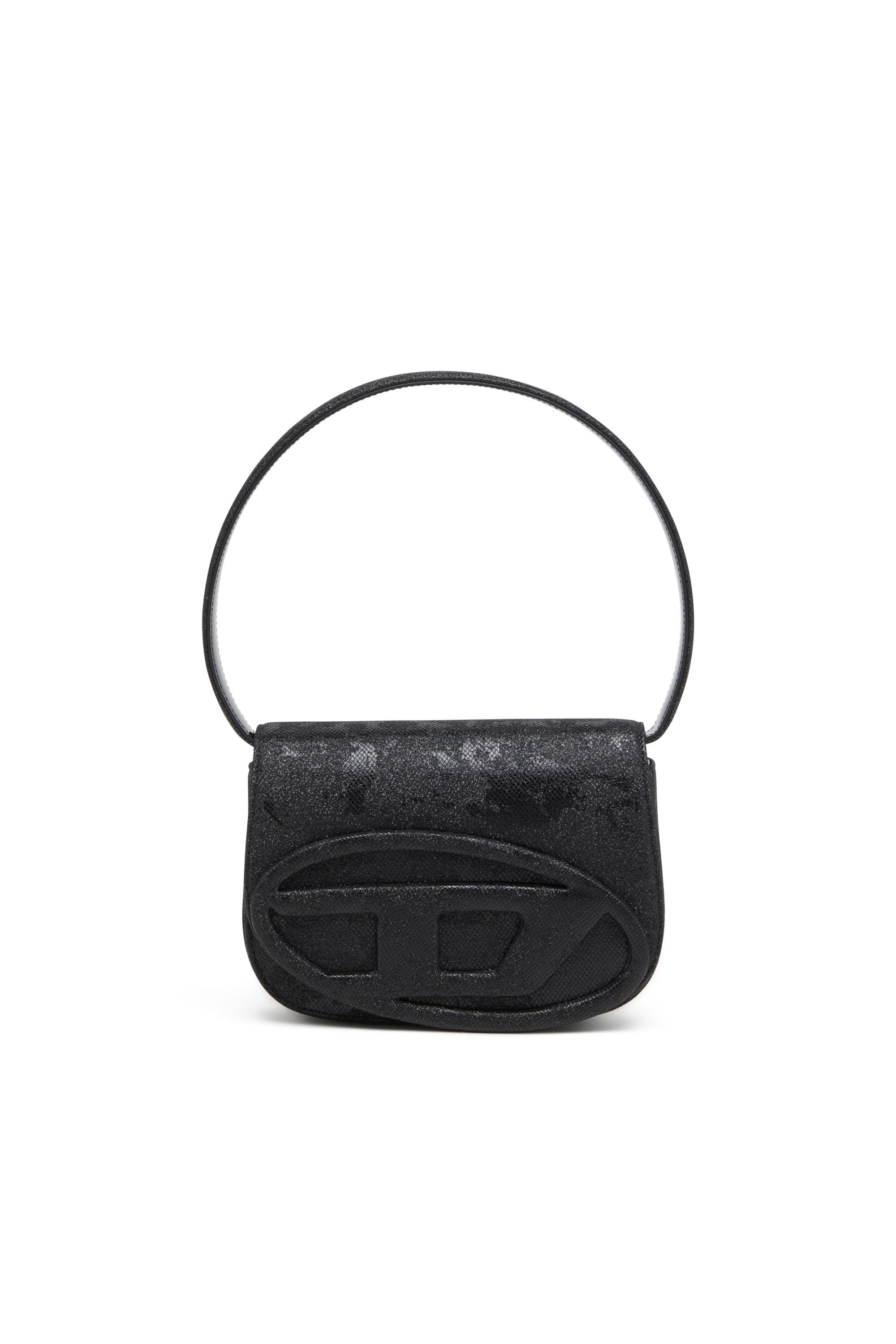 Diesel - 1DR, Woman's 1DR-Iconic 1DR bag in glitter-camo Lurex in null - 1