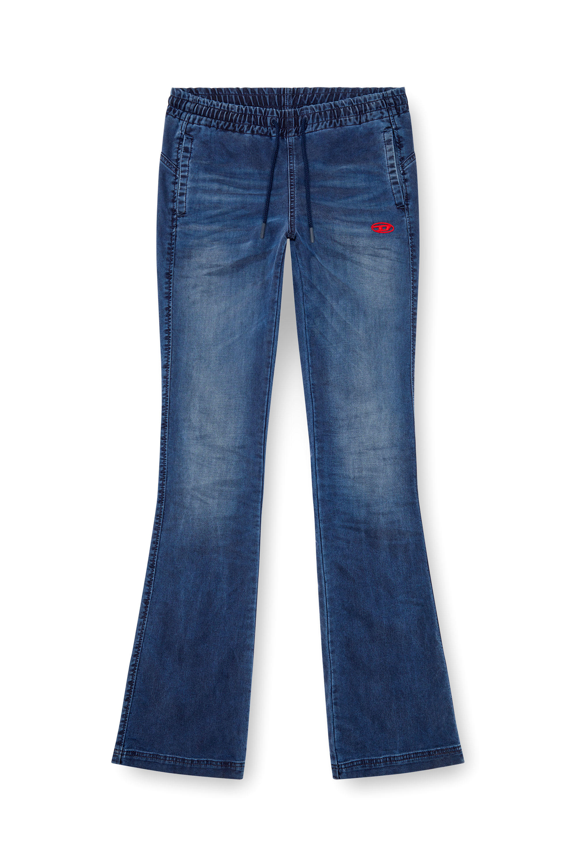Diesel - Bootcut and Flare 2069 D-Ebbey Joggjeans® 068LX, Mujer Bootcut y Flare 2069 D-Ebbey Joggjeans® in Azul marino - Image 5