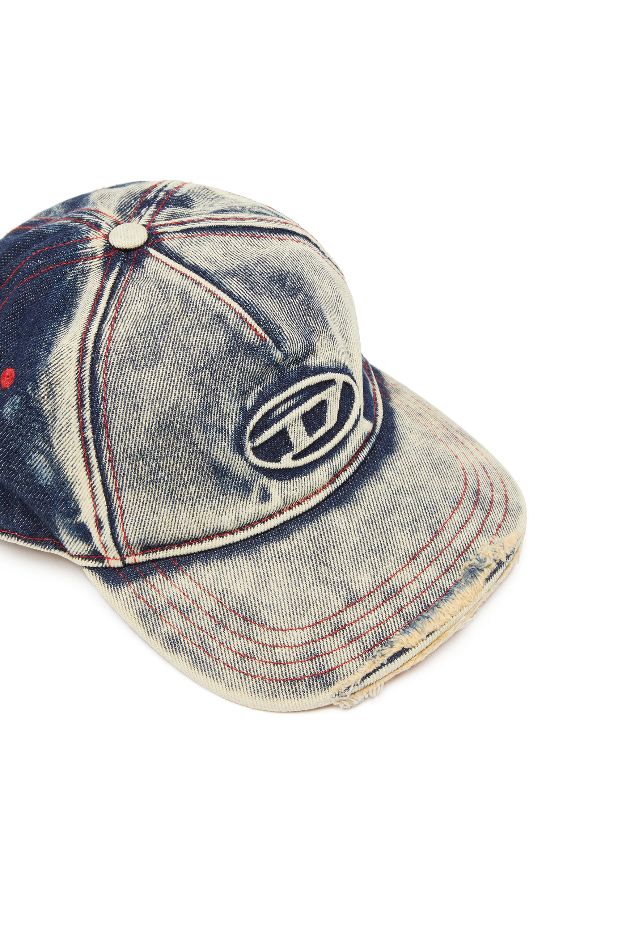 Diesel - C-SEYMON, Gorra de béisbol de denim tratado Unisex in Multicolor - 3