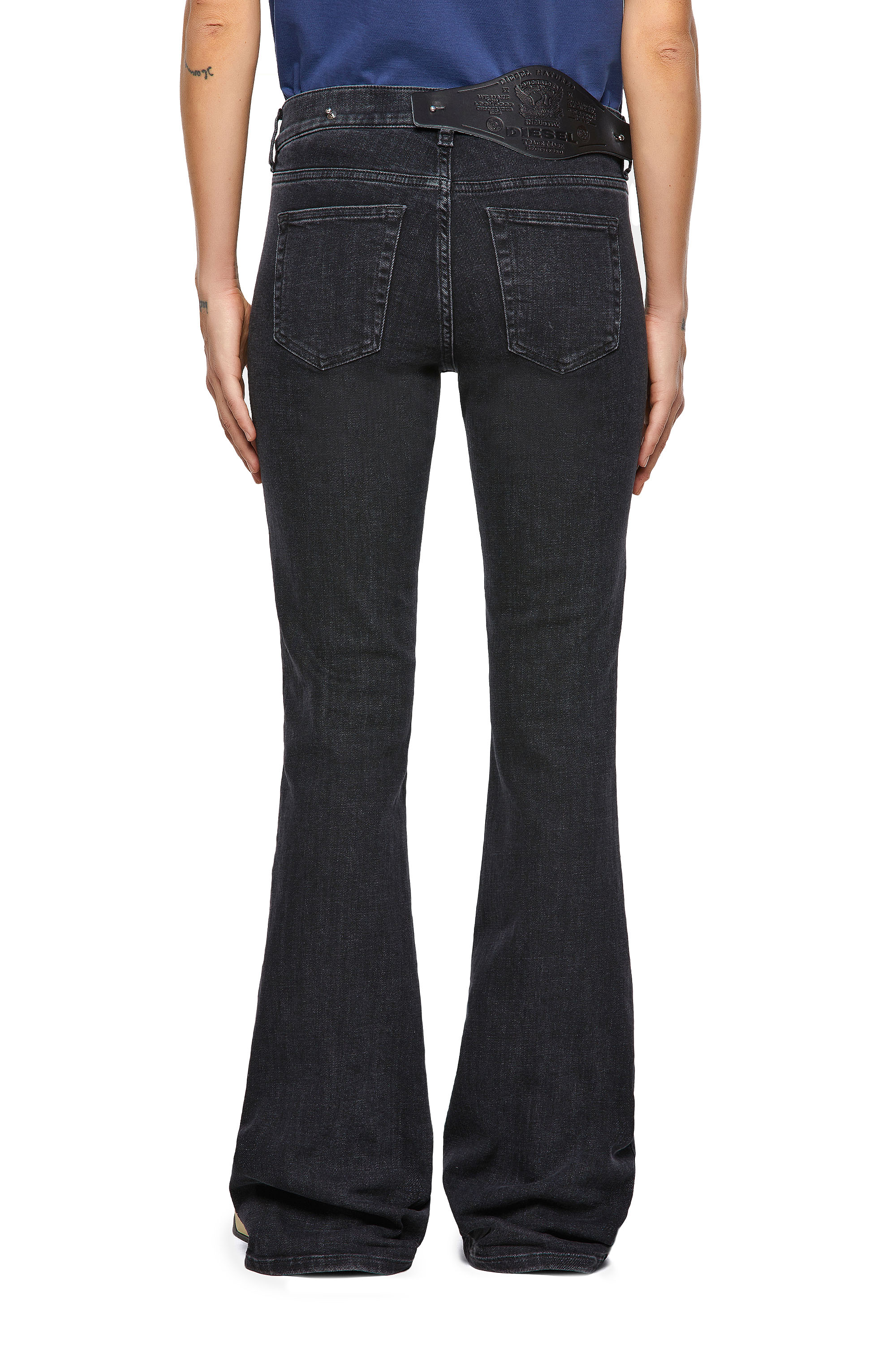 Diesel - 1969 D-EBBEY 09A66 Bootcut and Flare Jeans, Negro/Gris oscuro - Image 2