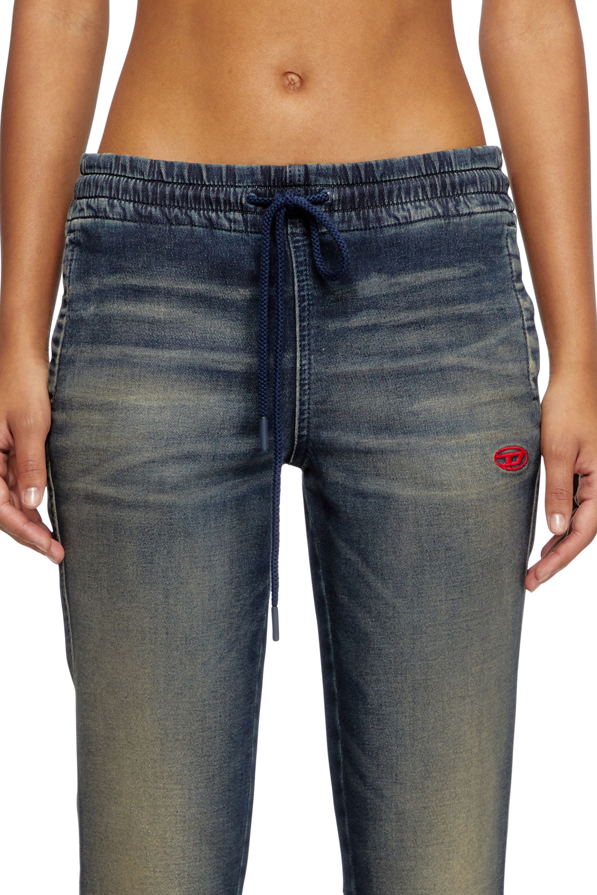 Diesel - Bootcut 2069 D-Ebbey Joggjeans® 068PM Mujer, Azul Oscuro - 5