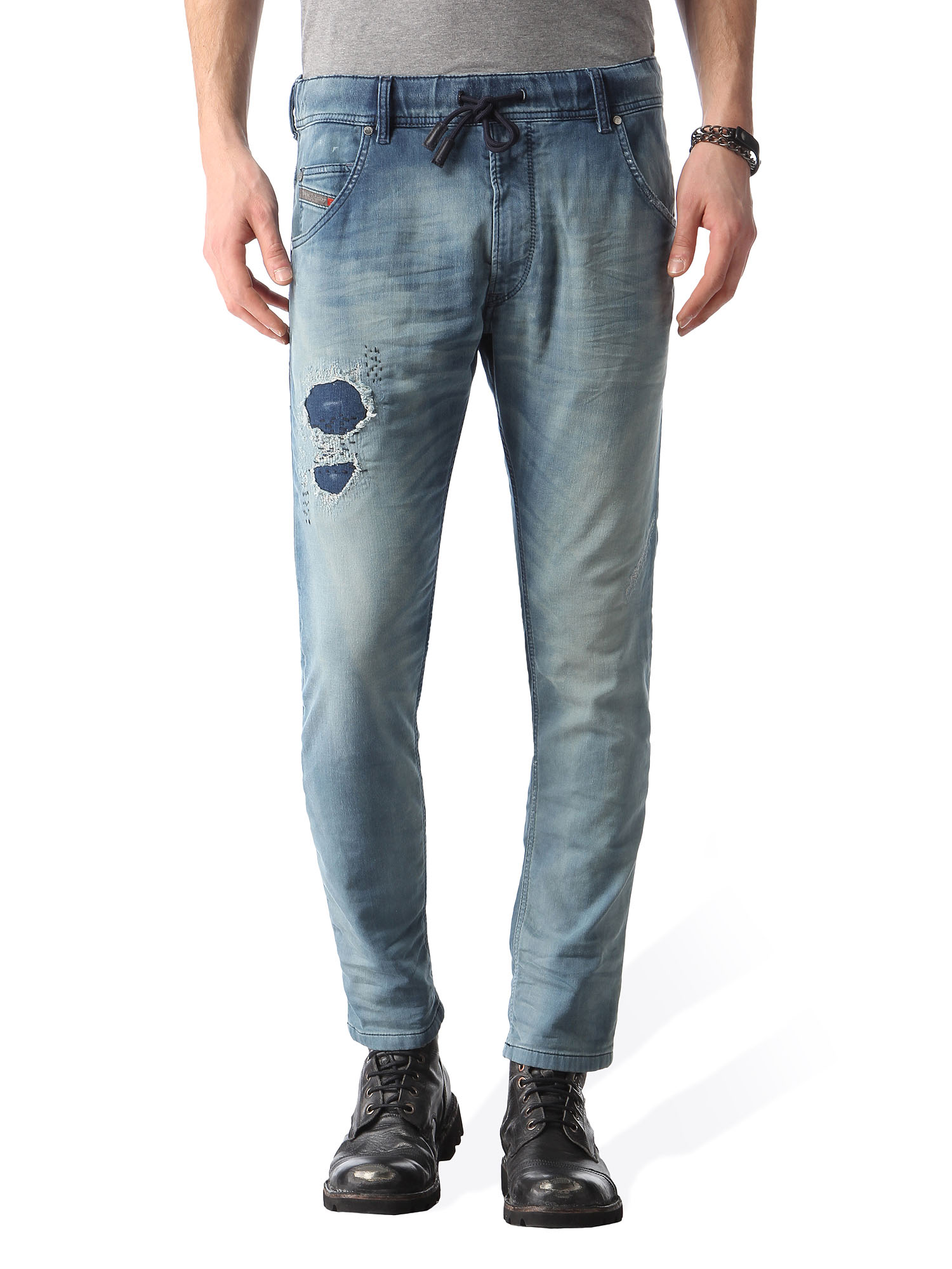 Krooley JoggJeans 0672F, Blue Jeans Diesel - Krooley JoggJeans 0672F, Blue Jeans - Image 1