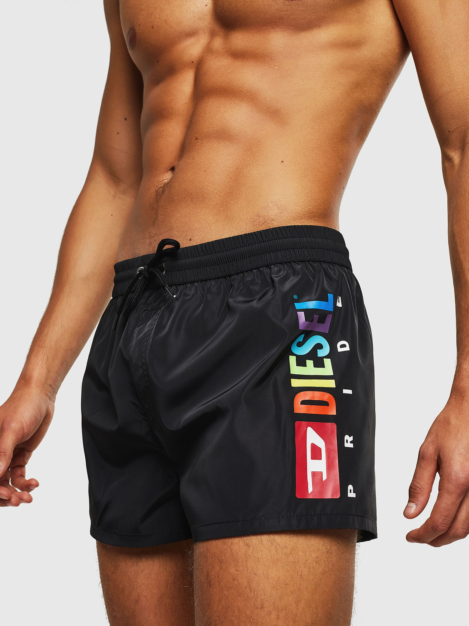 BMBXSANDY 2.017 Men Swim shorts with PRIDE lettering Diesel