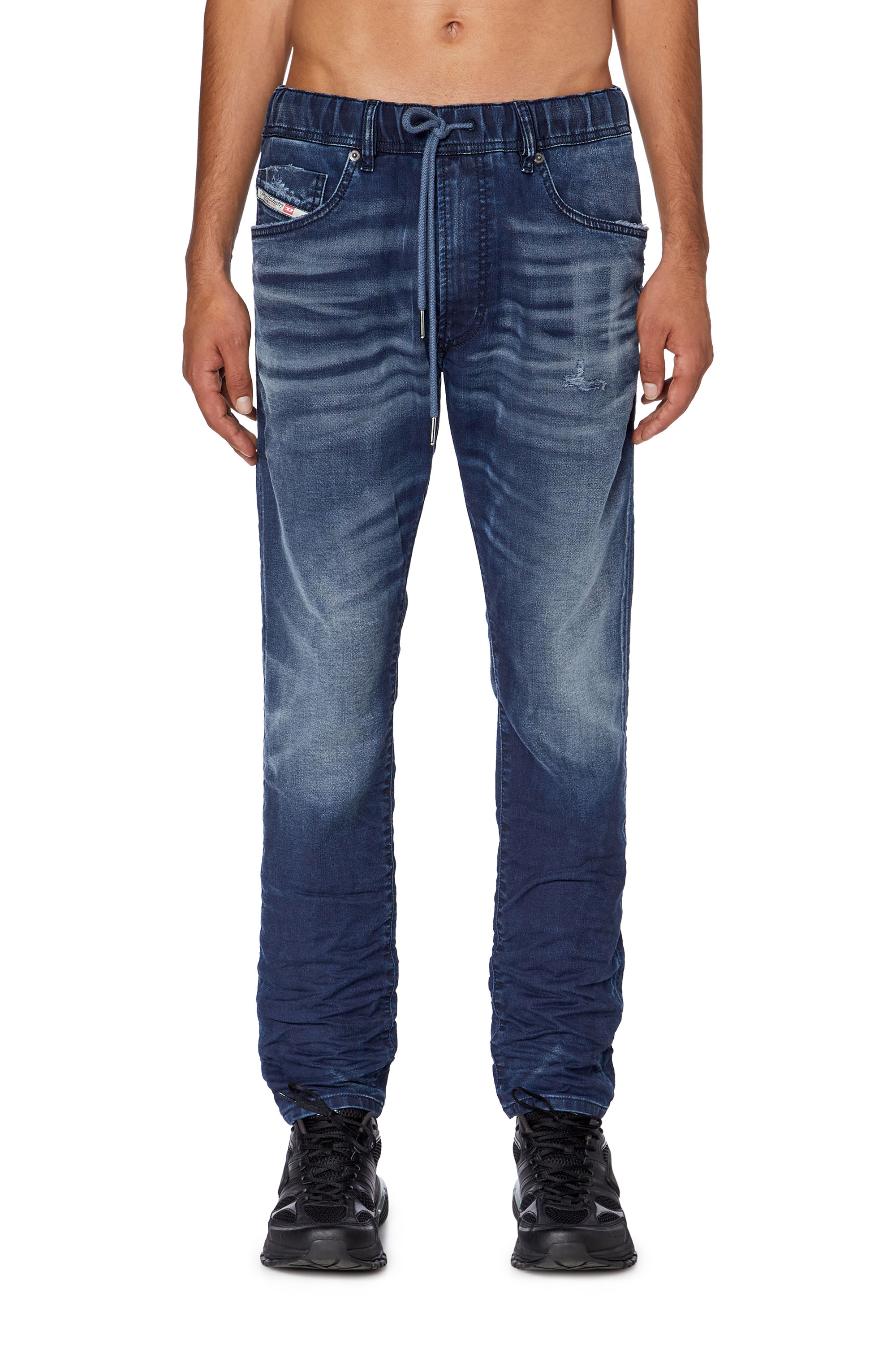 Diesel - Tapered 2030 D-Krooley Joggjeans® 068FQ, Azul Oscuro - Image 1
