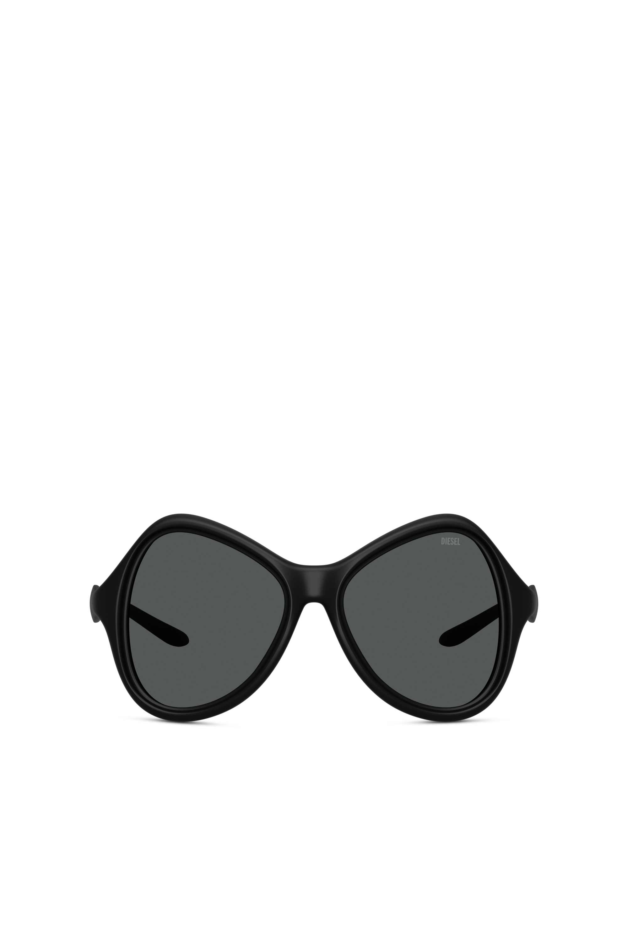 Diesel - 0DL3010U, Unisex's Cat-eye style sunglasses in Black - 2