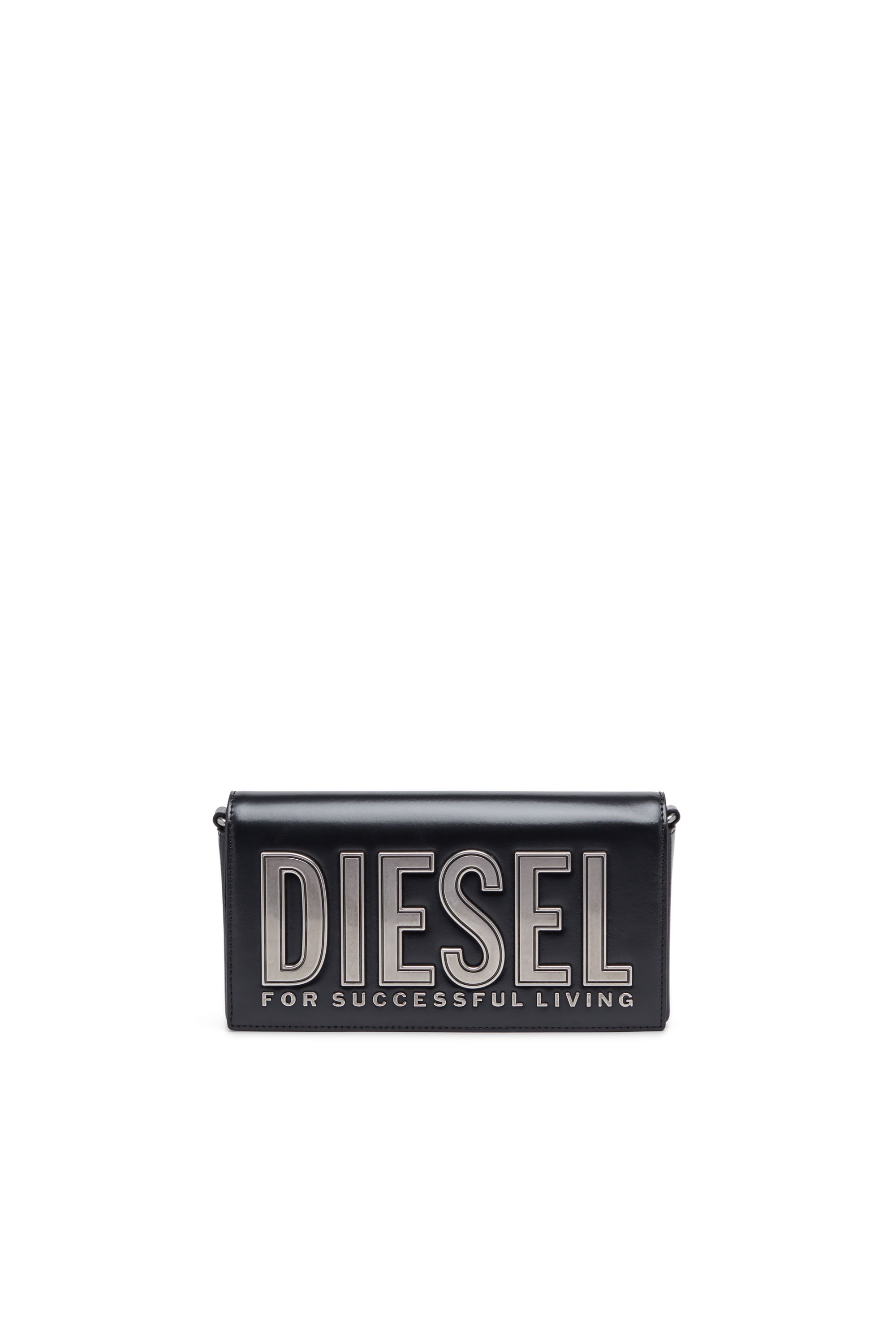 Diesel - BISCOTTO SHOULDER BAG M, Negro - Image 1