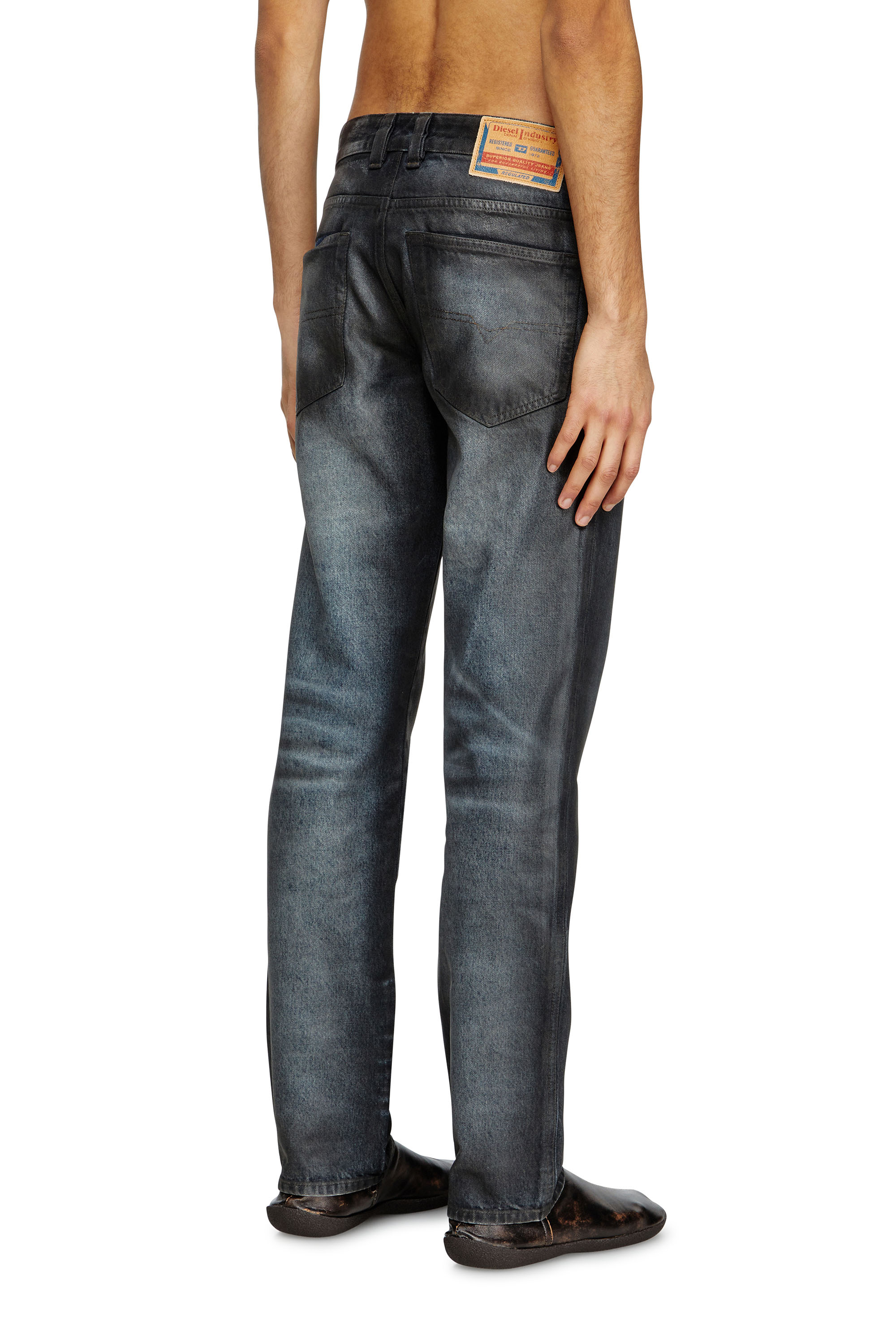 Diesel - Man's Slim Jeans 1993 D-Vyl 007BD, Black/Dark grey - 4