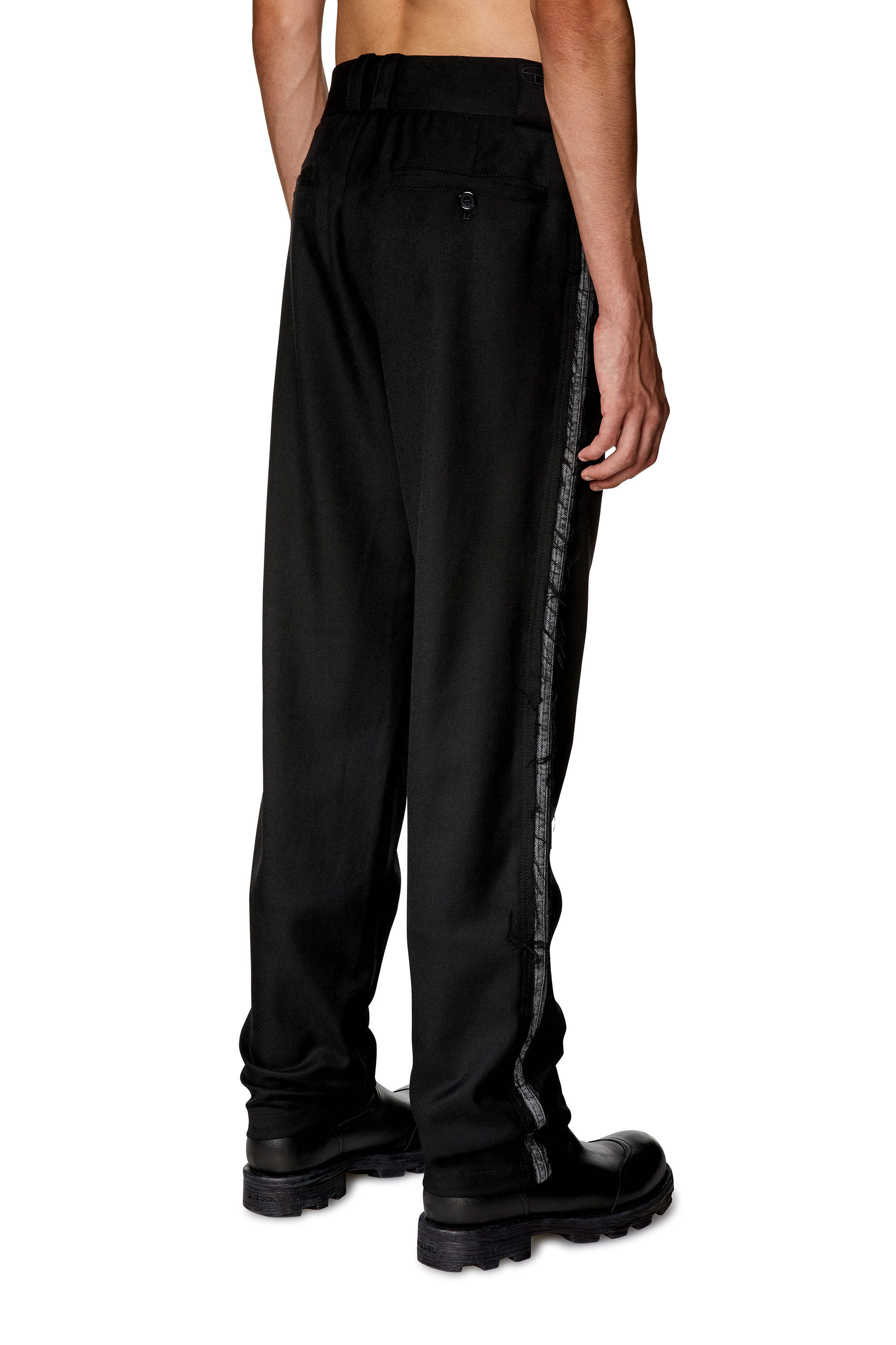 Mixed Material Track Pants - Men - Ready-to-Wear