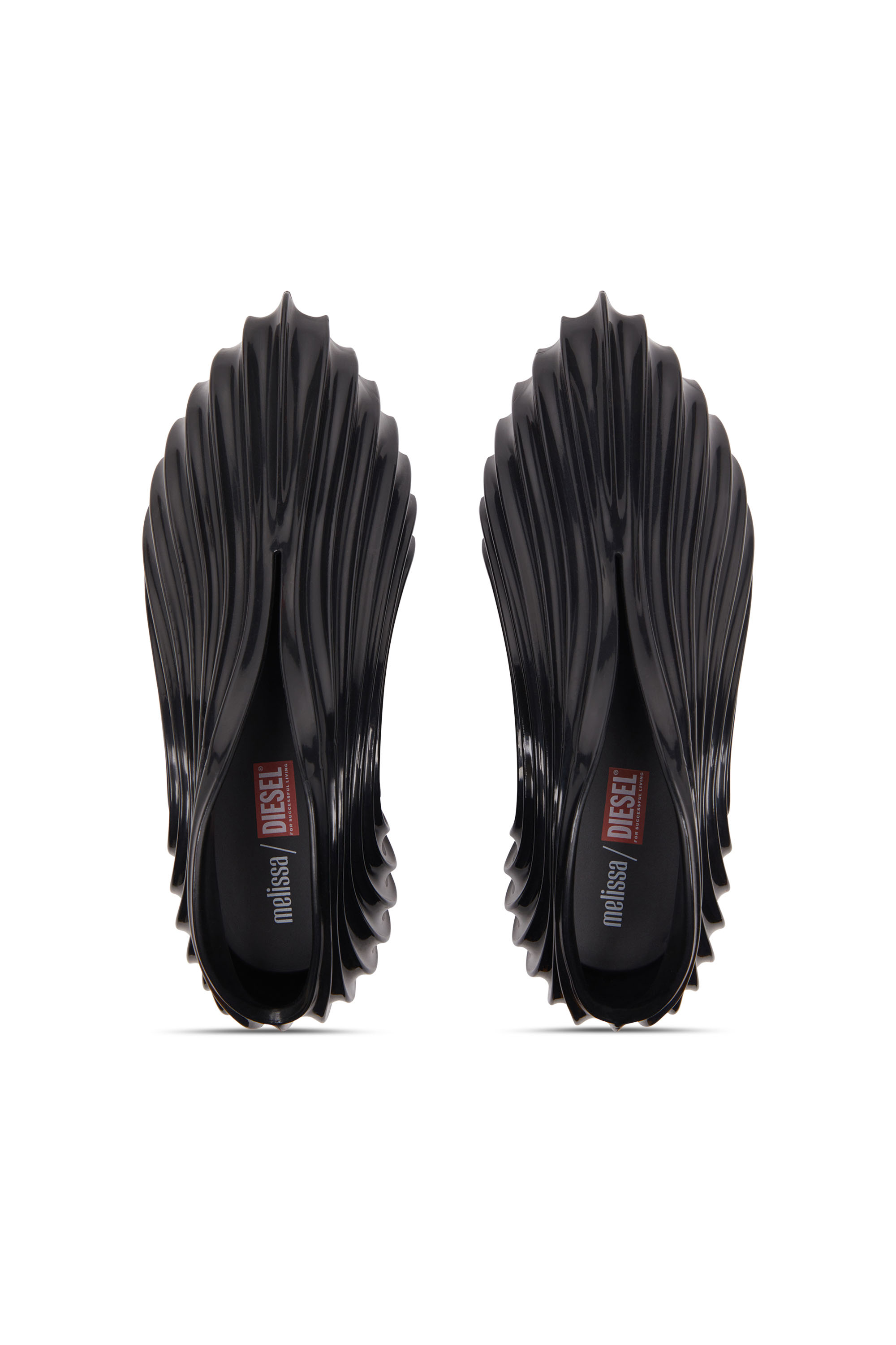 DIESEL x Melissa クァンタム・スニーカー X ユニセックス Women's Slip-on sneaker in Melflex® | Black | Diesel