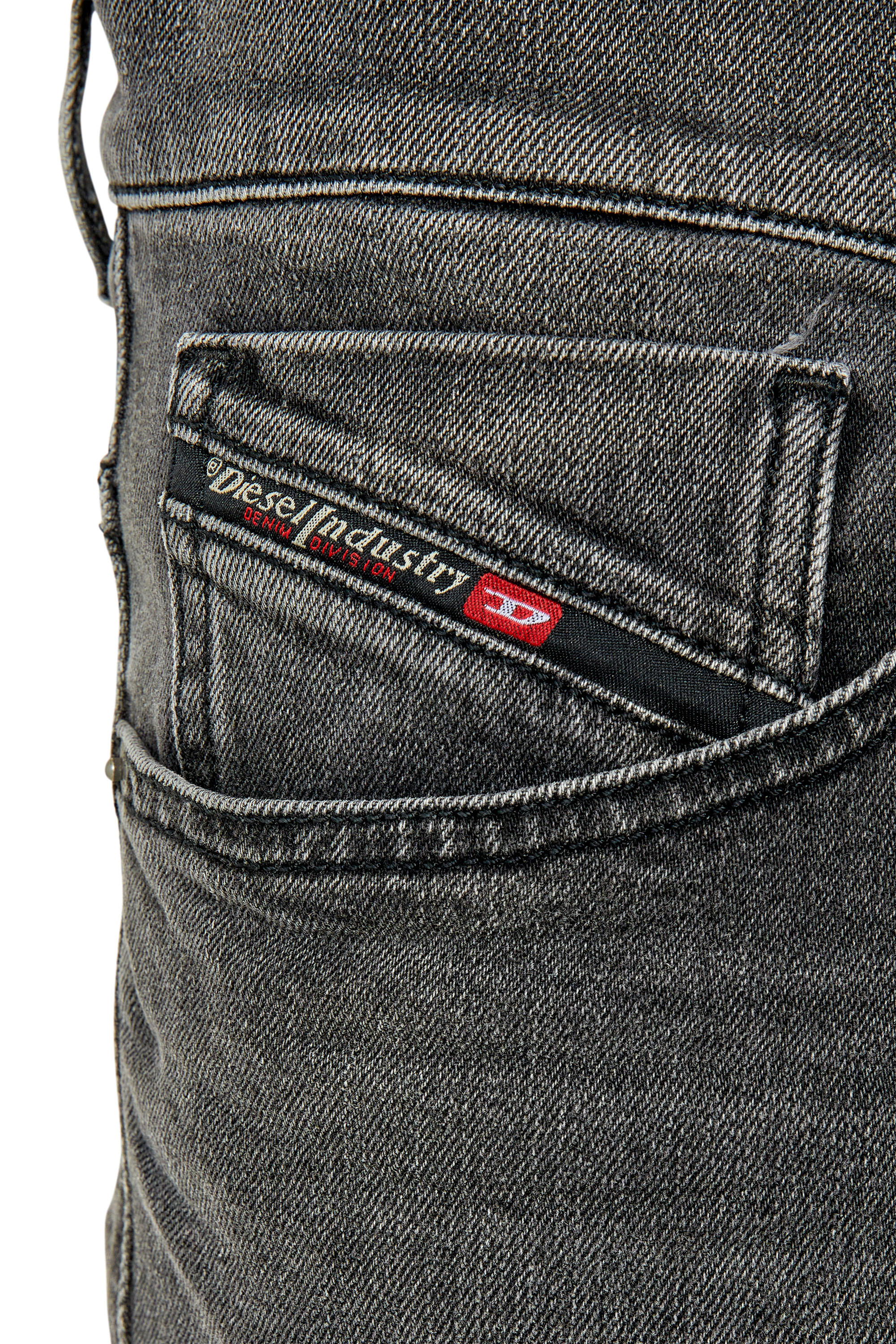DIESEL　スカジャン Men's Bootcut Jeans | Black/Dark grey | Diesel D-Backler