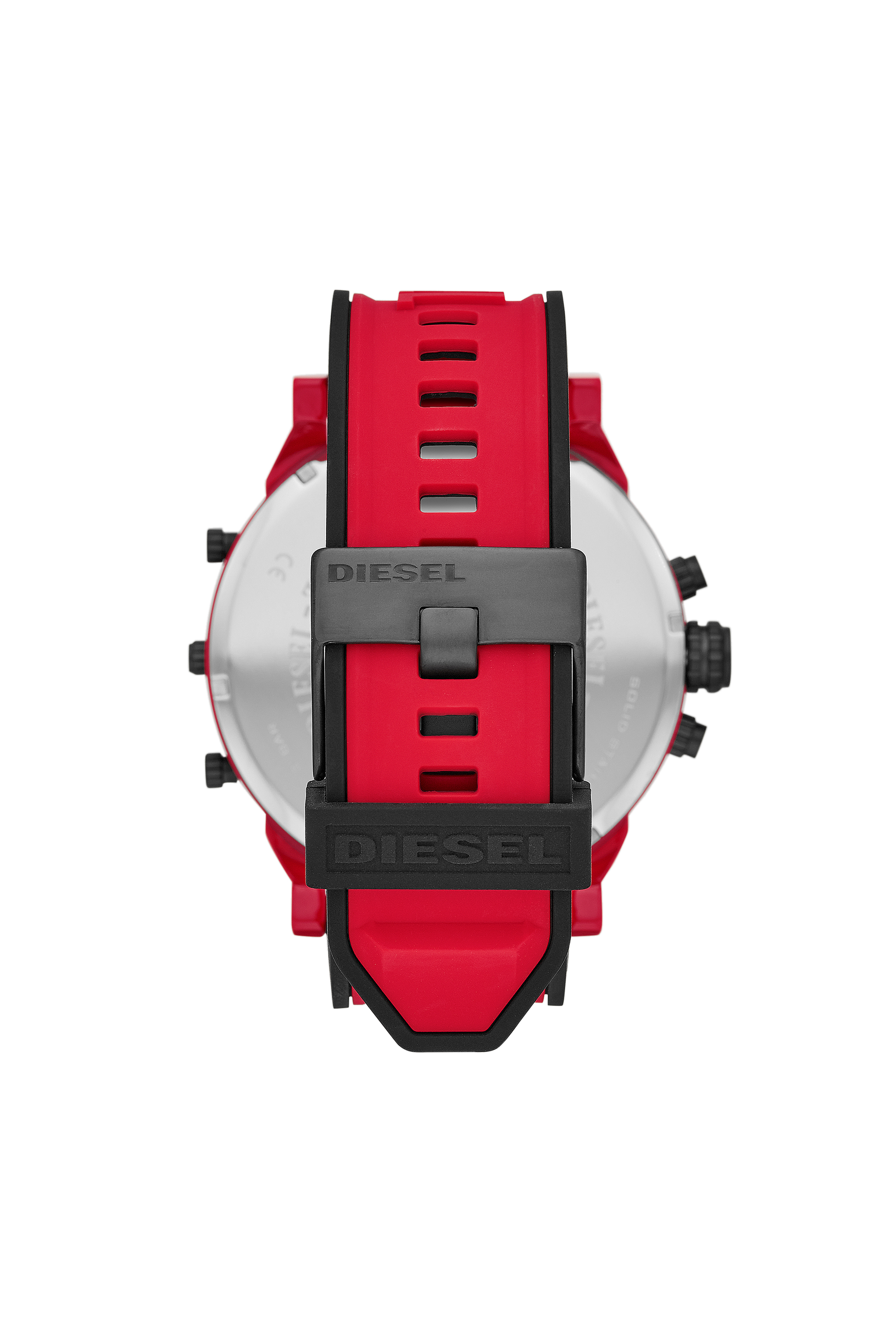 mr daddy 2.0 multifunction red silicone watch