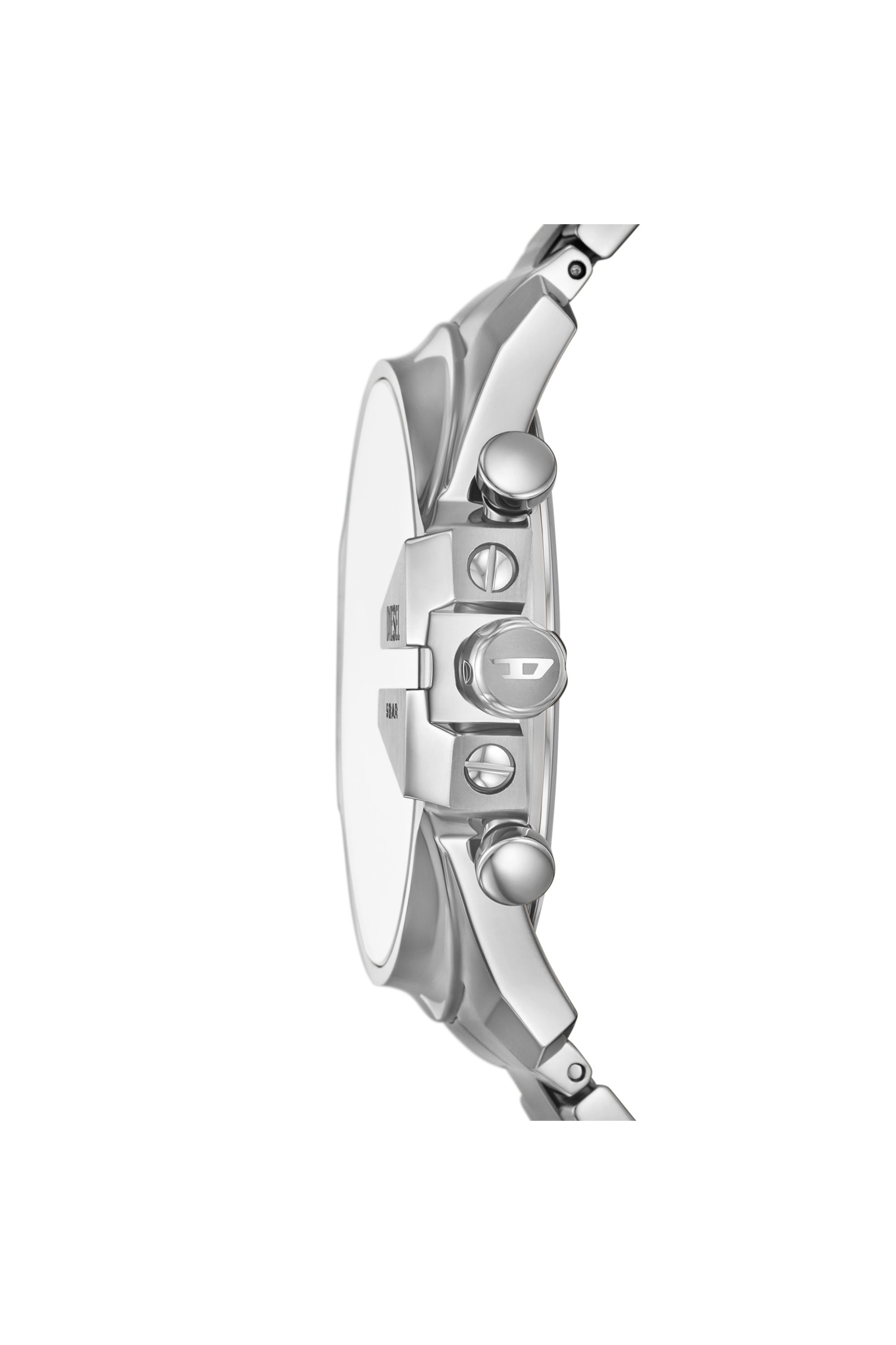 Diesel - DZ4686 WATCH, Reloj de acero inoxidable Mega Chief Slim Hombre in Plateado - 3