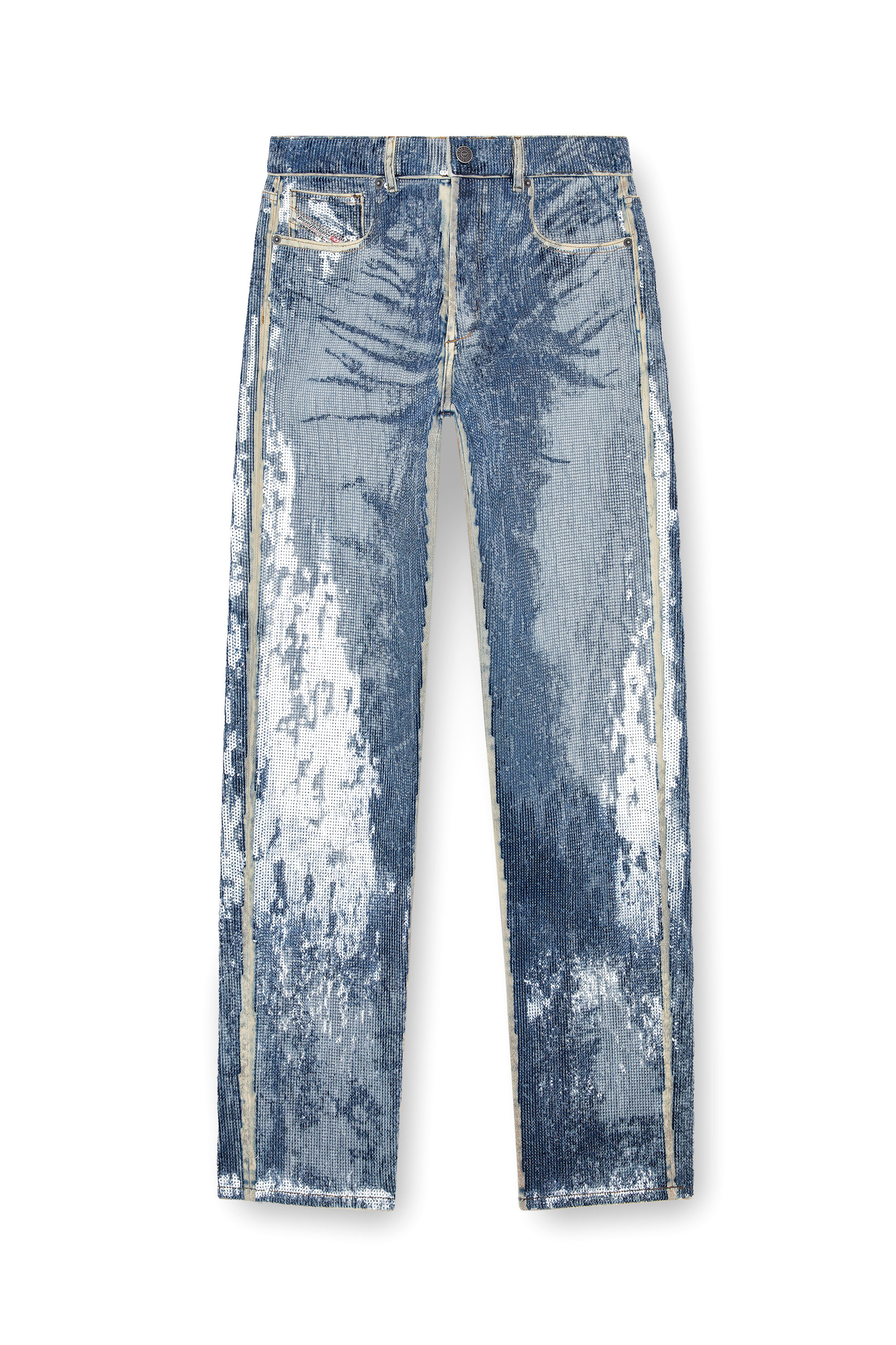 Diesel - Straight Jeans D-Ark 0PGAE Mujer, Azul medio - 3