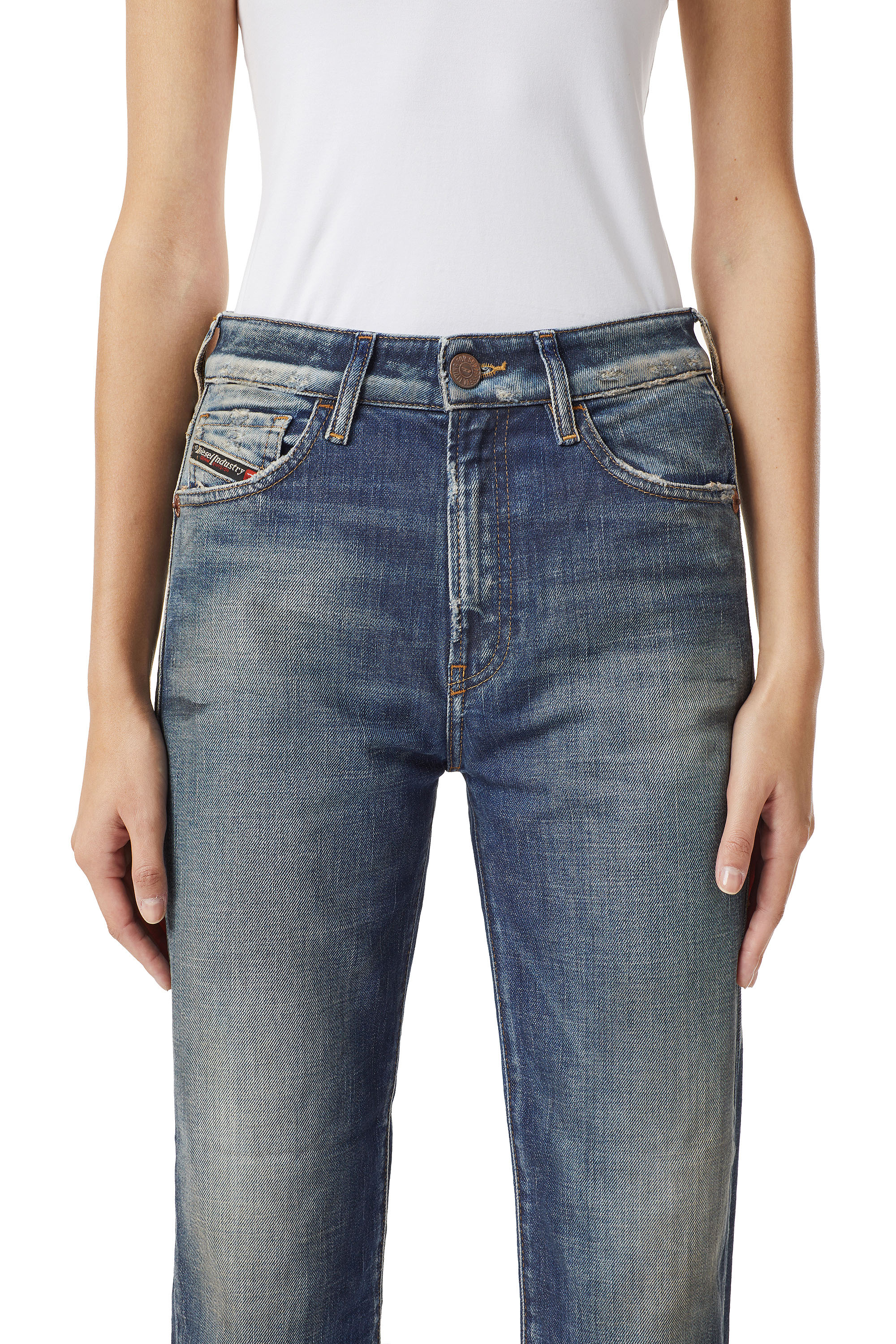 Diesel - D-Joy Slim Jeans Z9A05, Medium Blue - Image 3