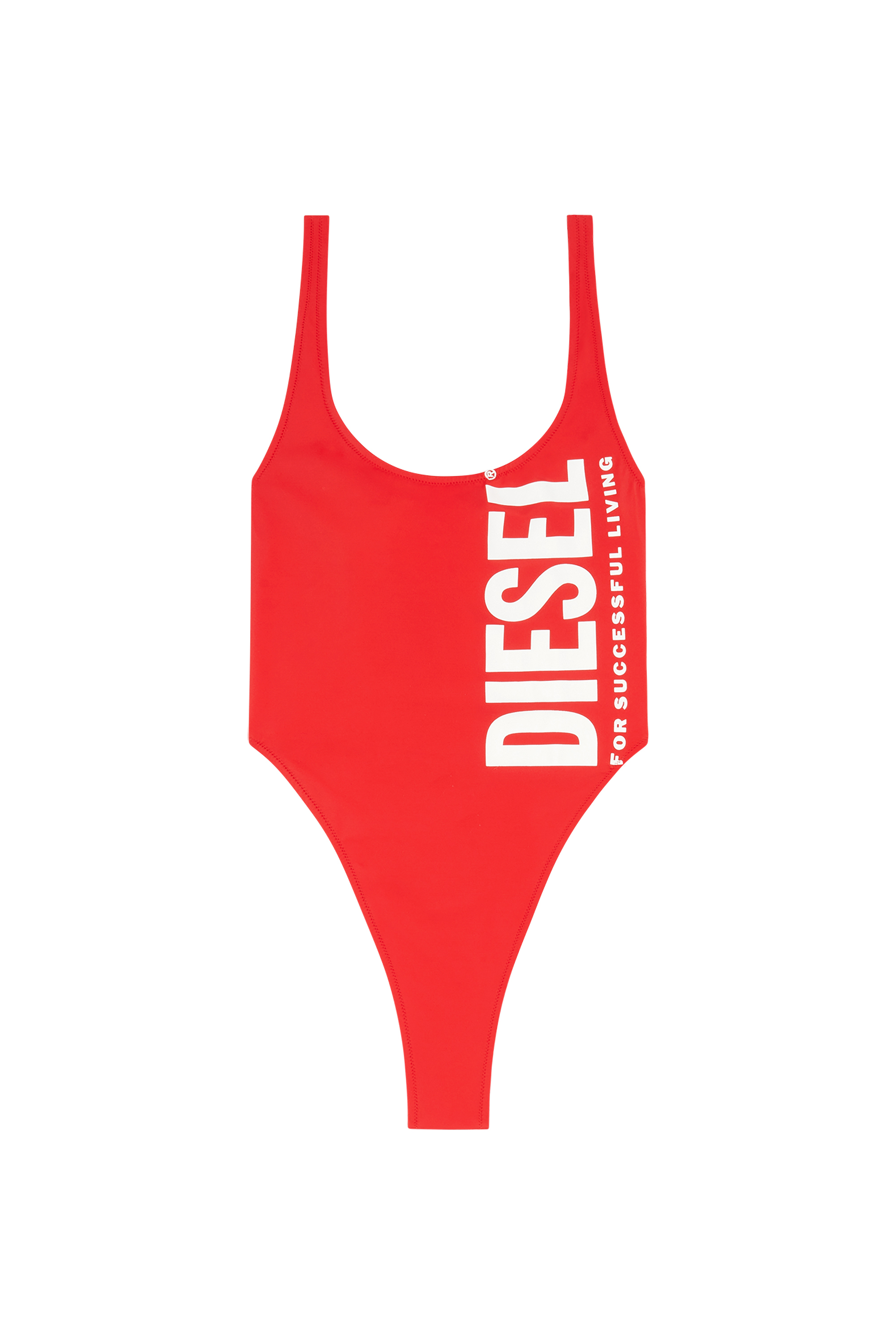 ★DIESEL★ Swimsuit Pants Red A096540LGAUE6335 Women's Bikini bottoms with oversized logo | Red | Diesel