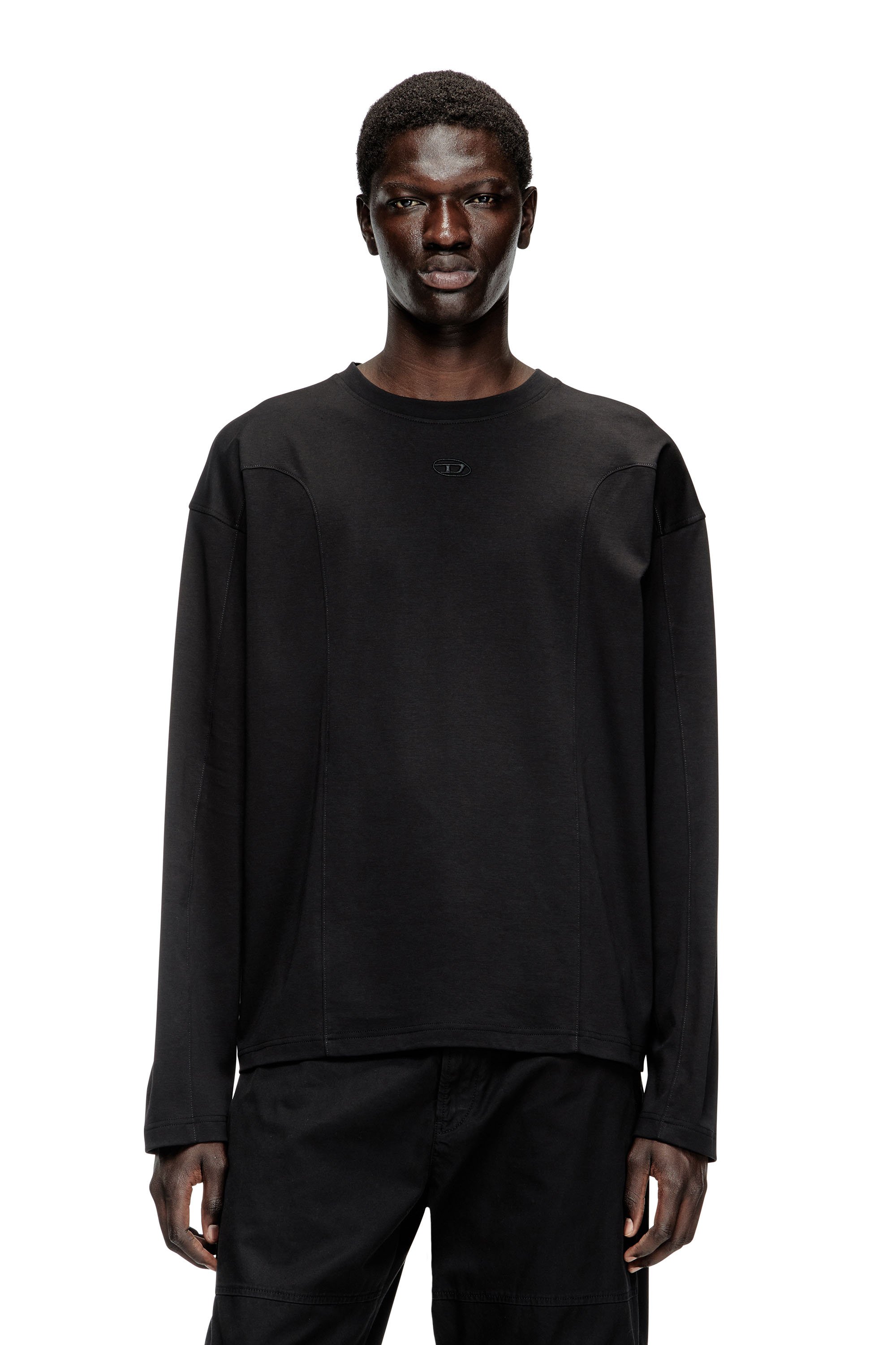 Diesel - T-BOXT-LS-INT, Camiseta de manga larga con paneles Hombre in ToBeDefined - 1