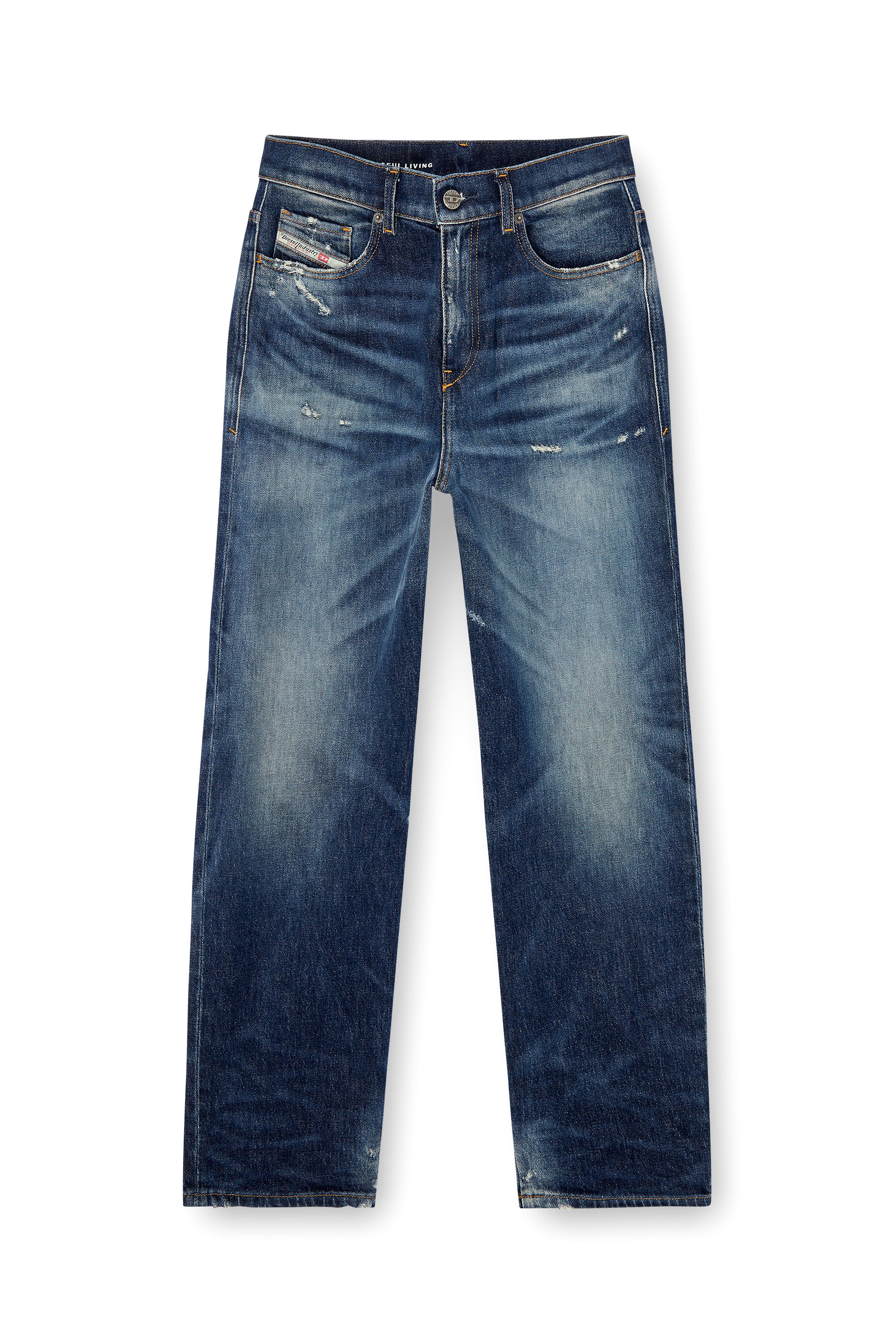 Diesel - Regular Jeans 2016 D-Air 09J56 Mujer, Azul Oscuro - 5