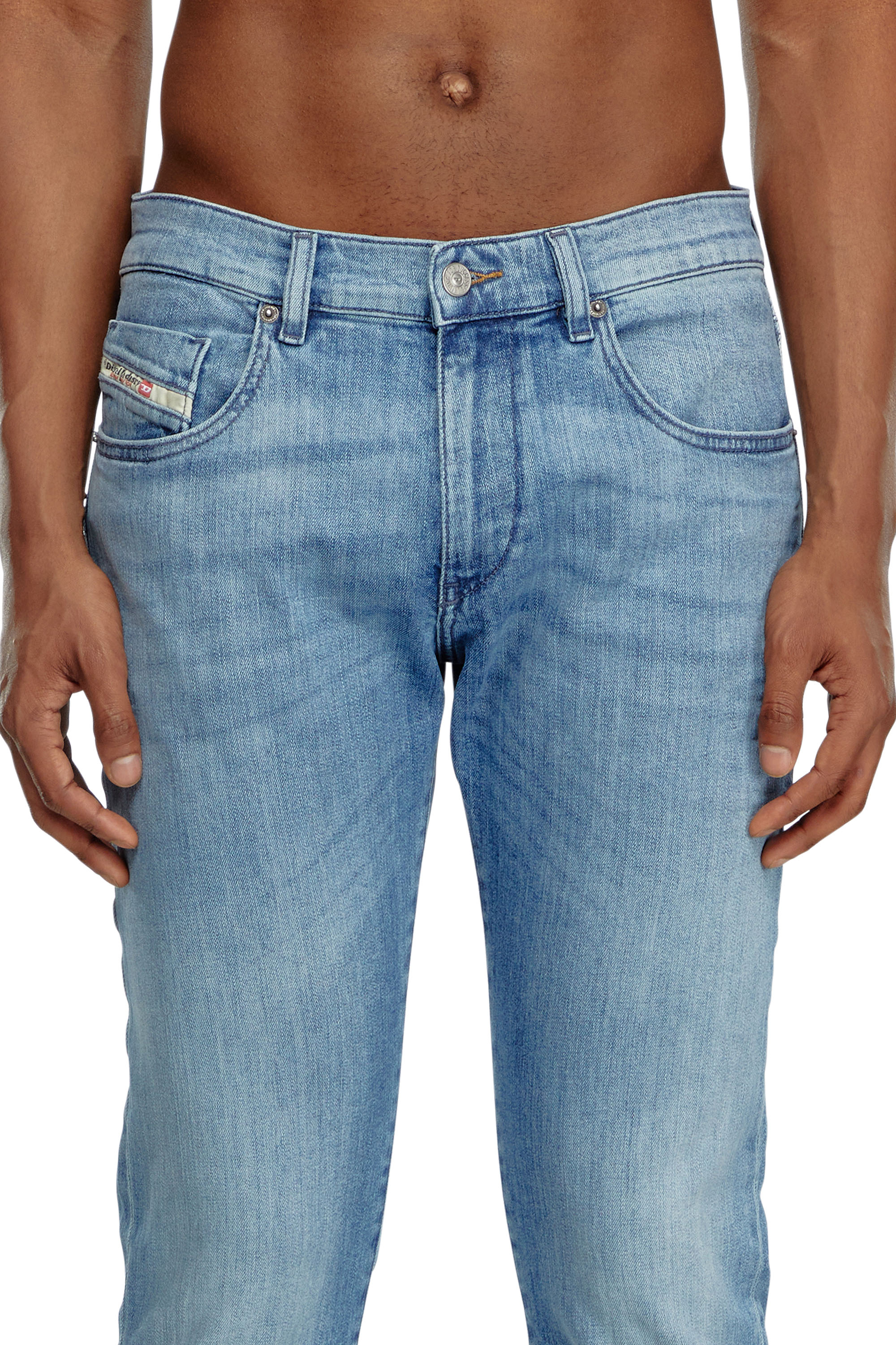 Diesel - Slim Jeans 2019 D-Strukt 0GRDI, Hombre Slim Jeans - 2019 D-Strukt in Azul marino - Image 4