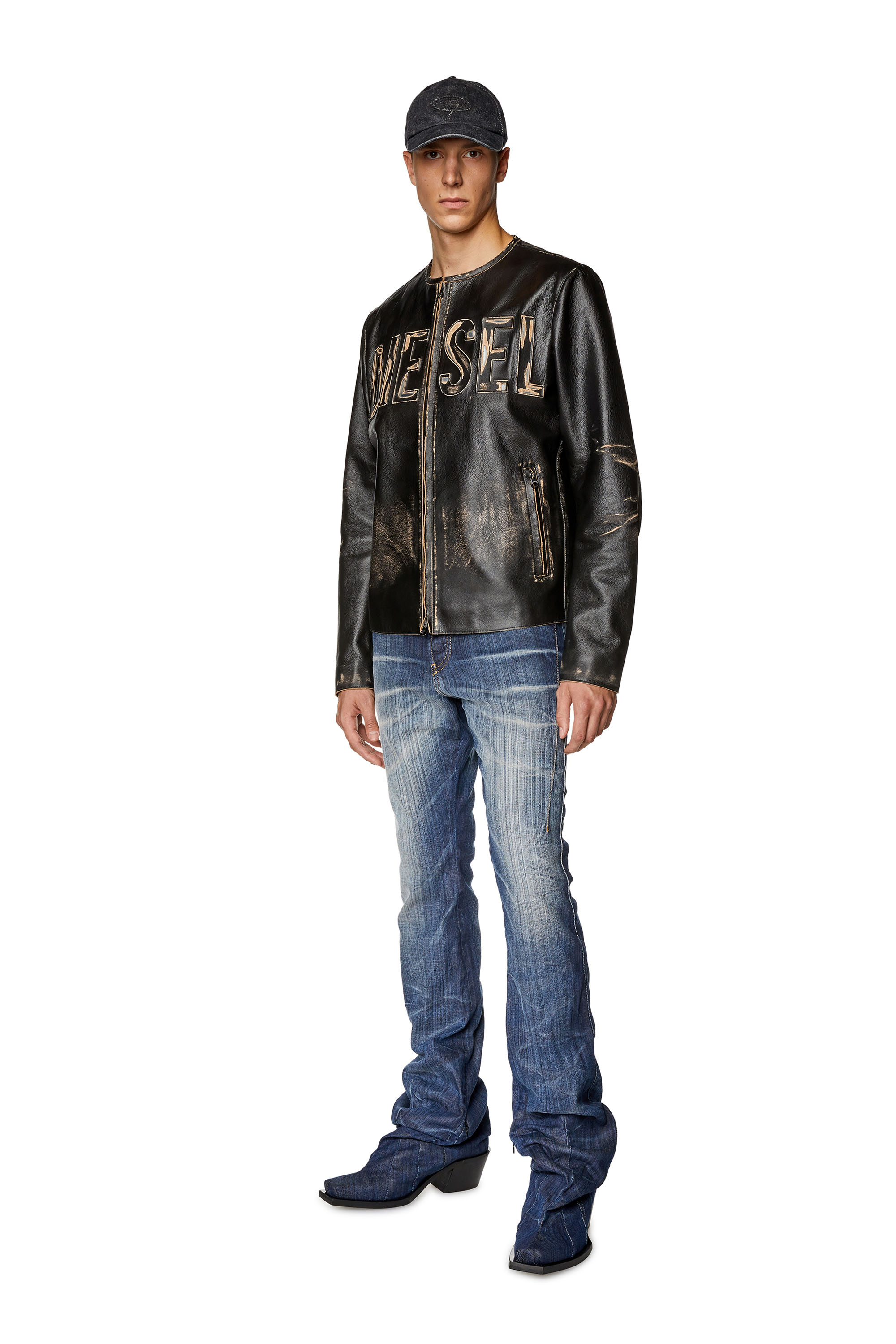 Diesel - Bootcut Jeans D-Bootcutboot 09I03, Azul Oscuro - Image 1