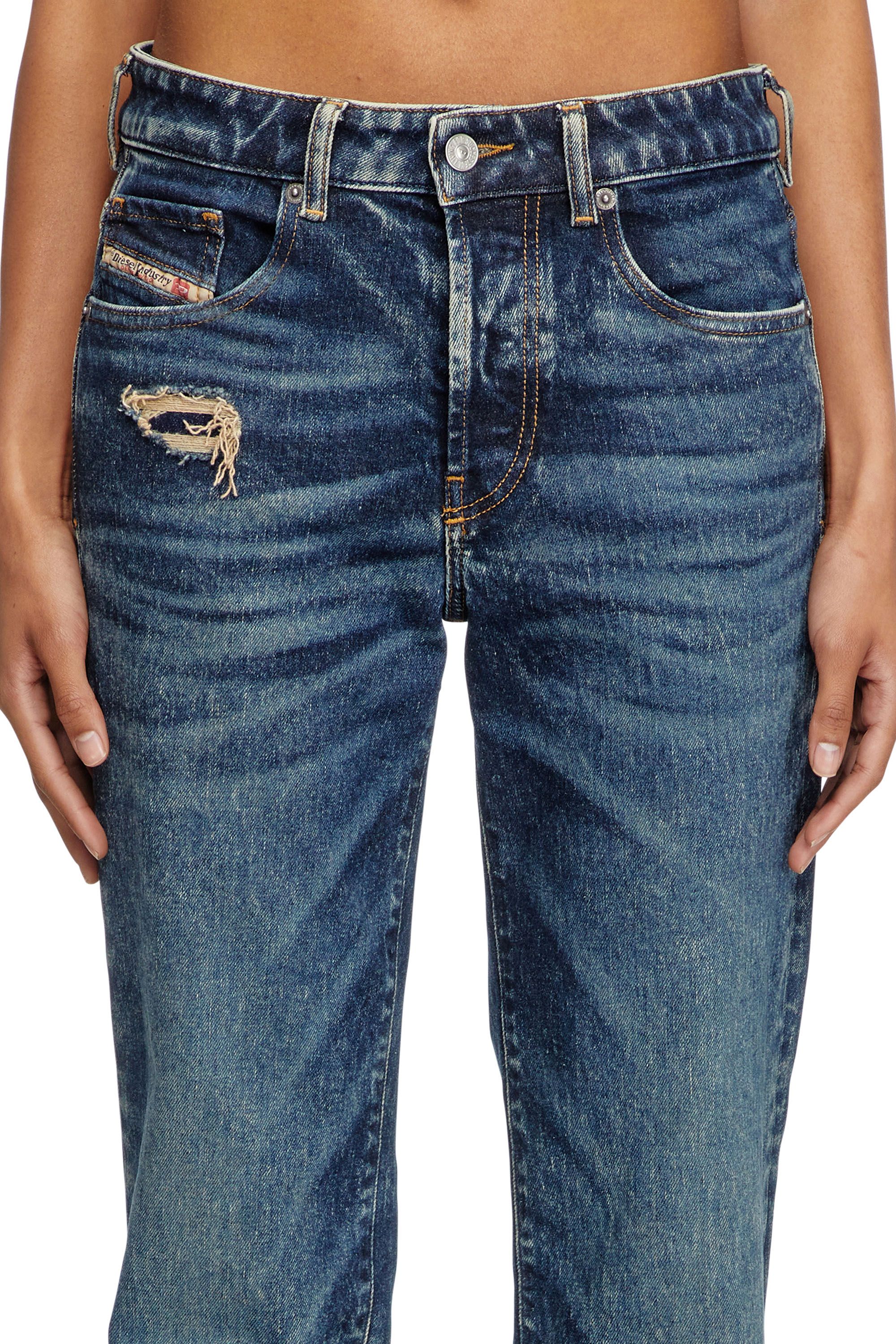 Diesel - Regular Jeans 1989 D-Mine 007Y3 Mujer, Azul Oscuro - 5