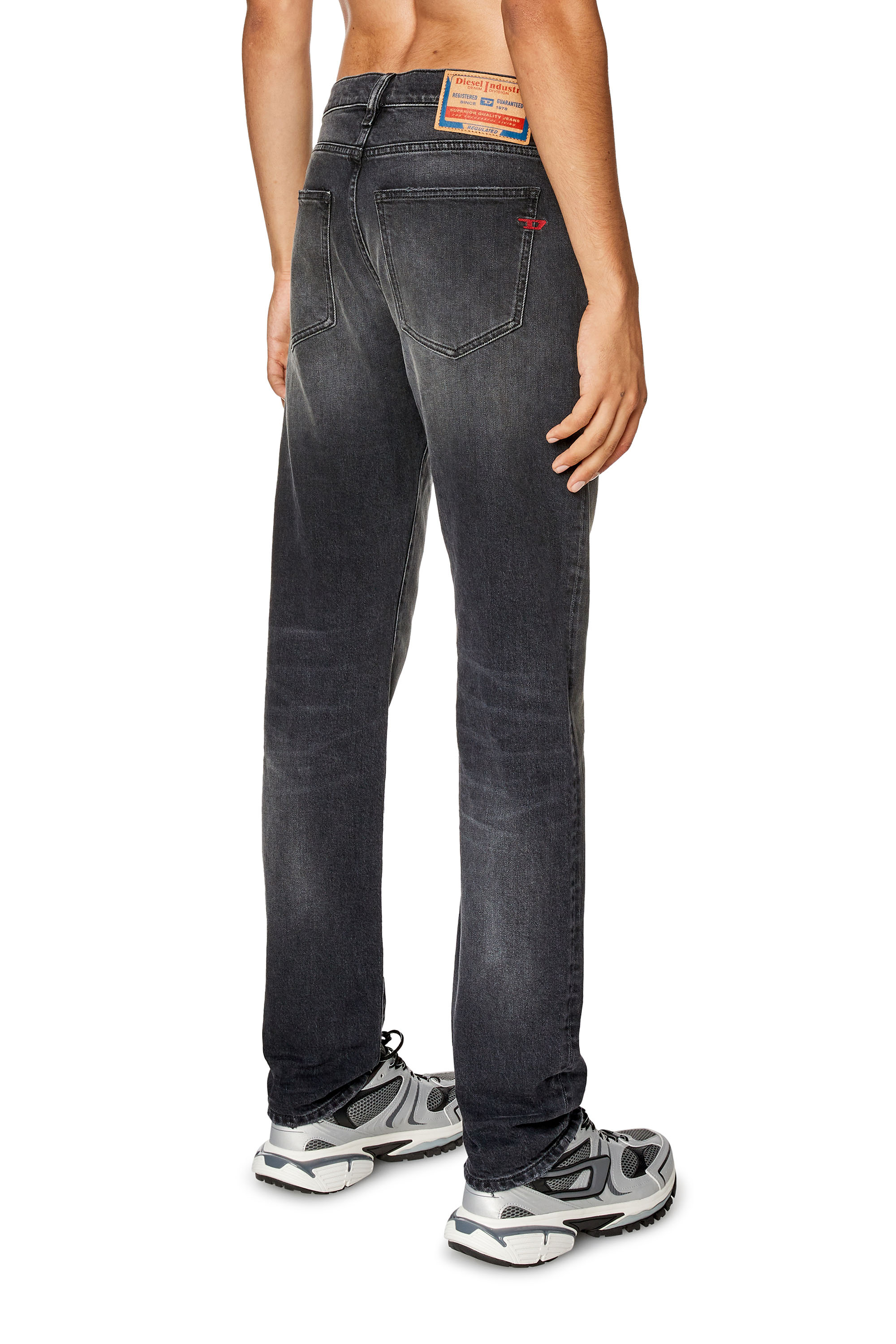 Diesel - Slim Jeans 2019 D-Strukt 09G20, Negro/Gris oscuro - Image 3