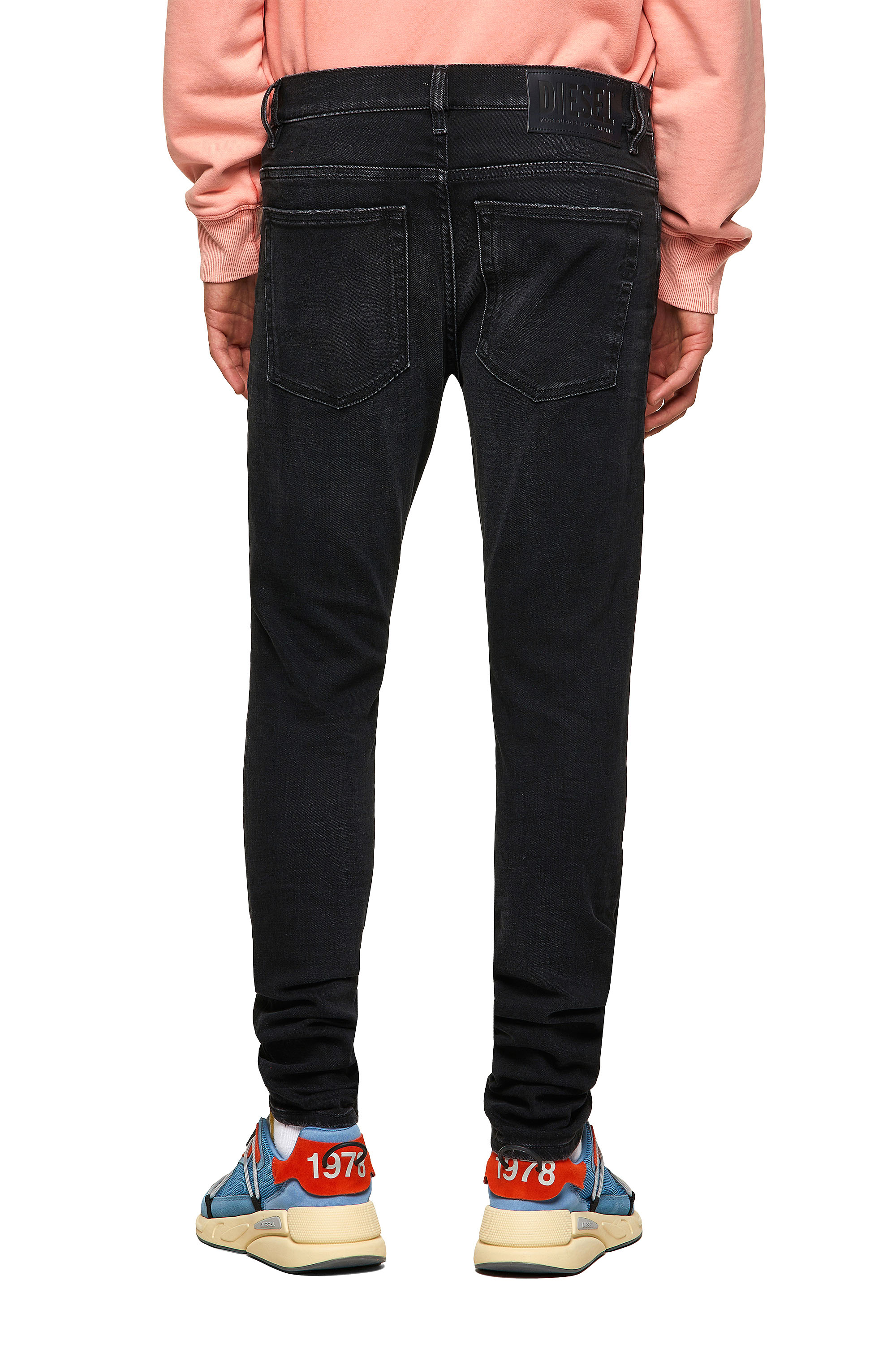 Diesel - D-Amny 09A31 Skinny Jeans, Negro/Gris oscuro - Image 2