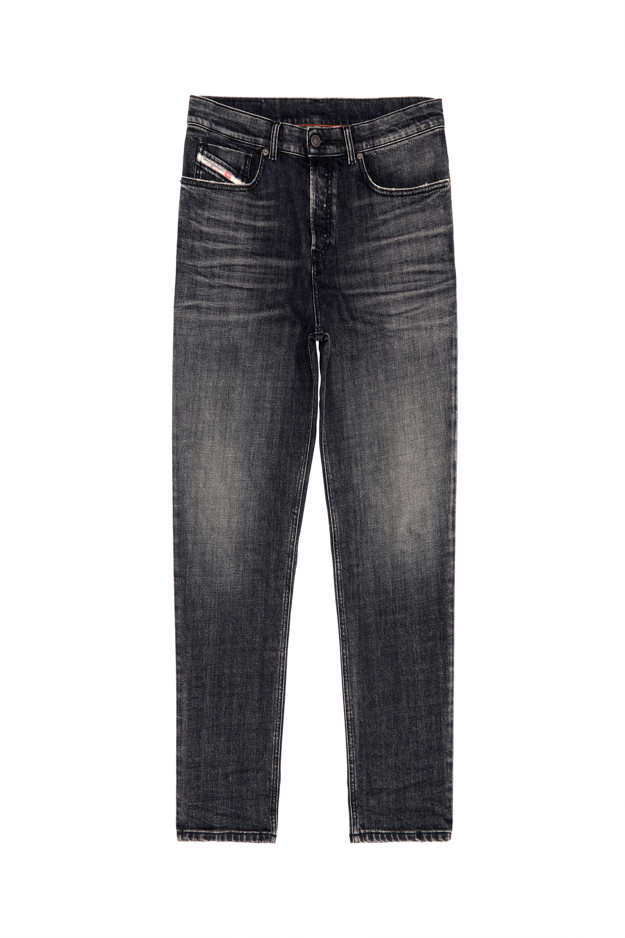 Diesel - 2005 D-FINING 09C75 Tapered Jeans, Negro/Gris oscuro - Image 6
