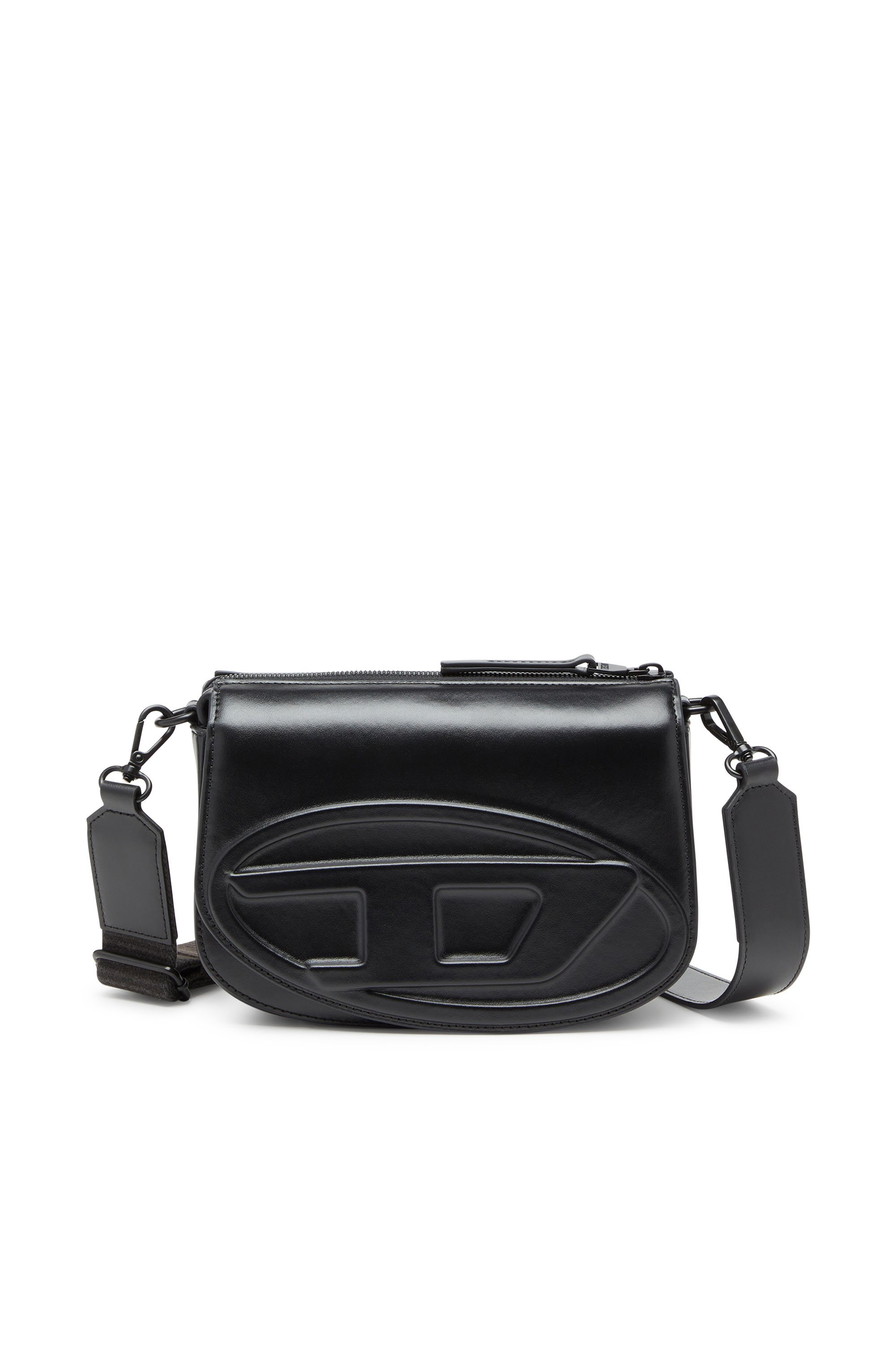 Diesel - 1DR CAMERA BAG, 1DR-Bolso tipo cámara de cuero de primera calidad Hombre in Negro - 1