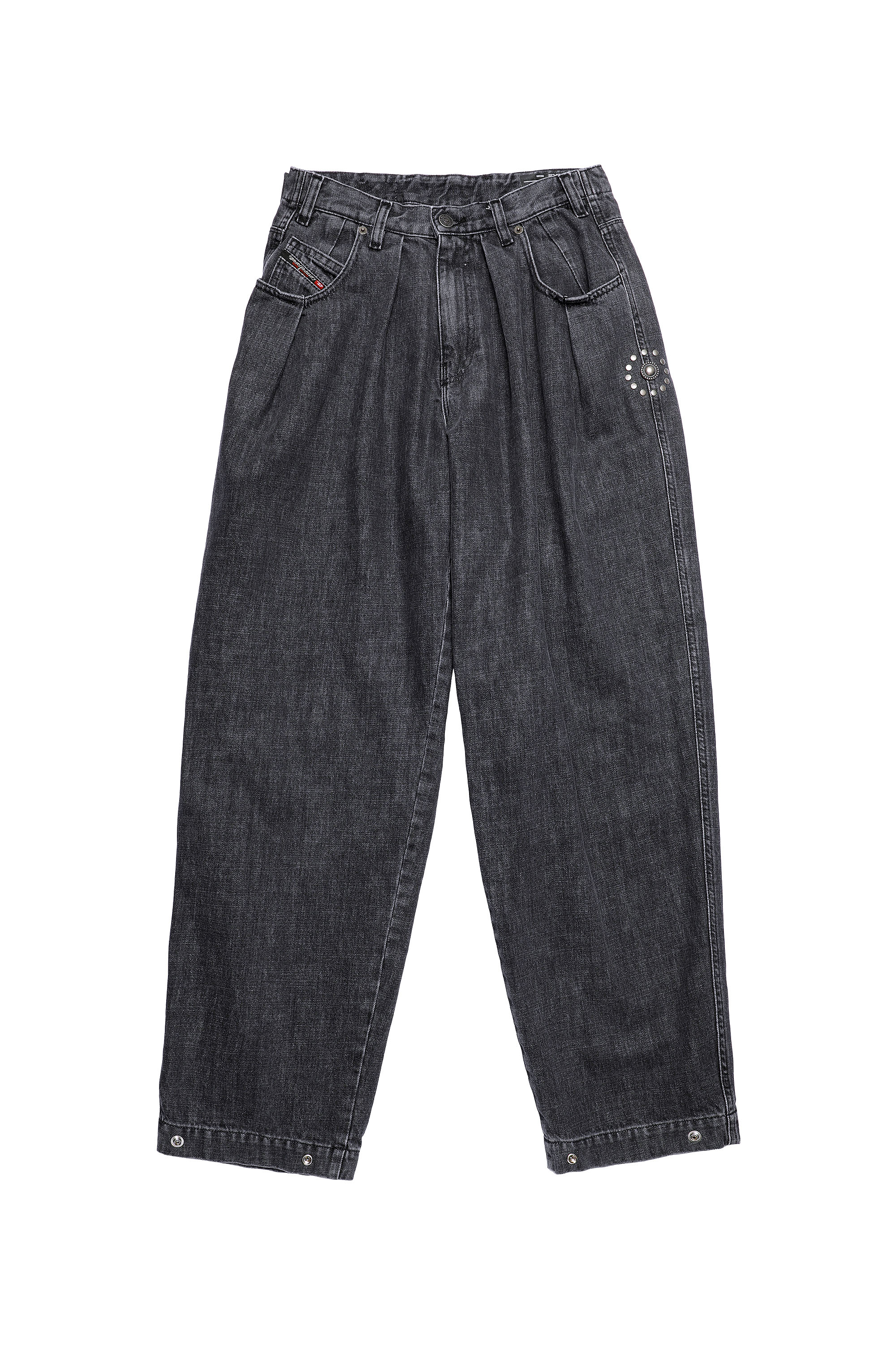Diesel - D-Concias Boyfriend Jeans 09A69, Black/Dark Grey - Image 6