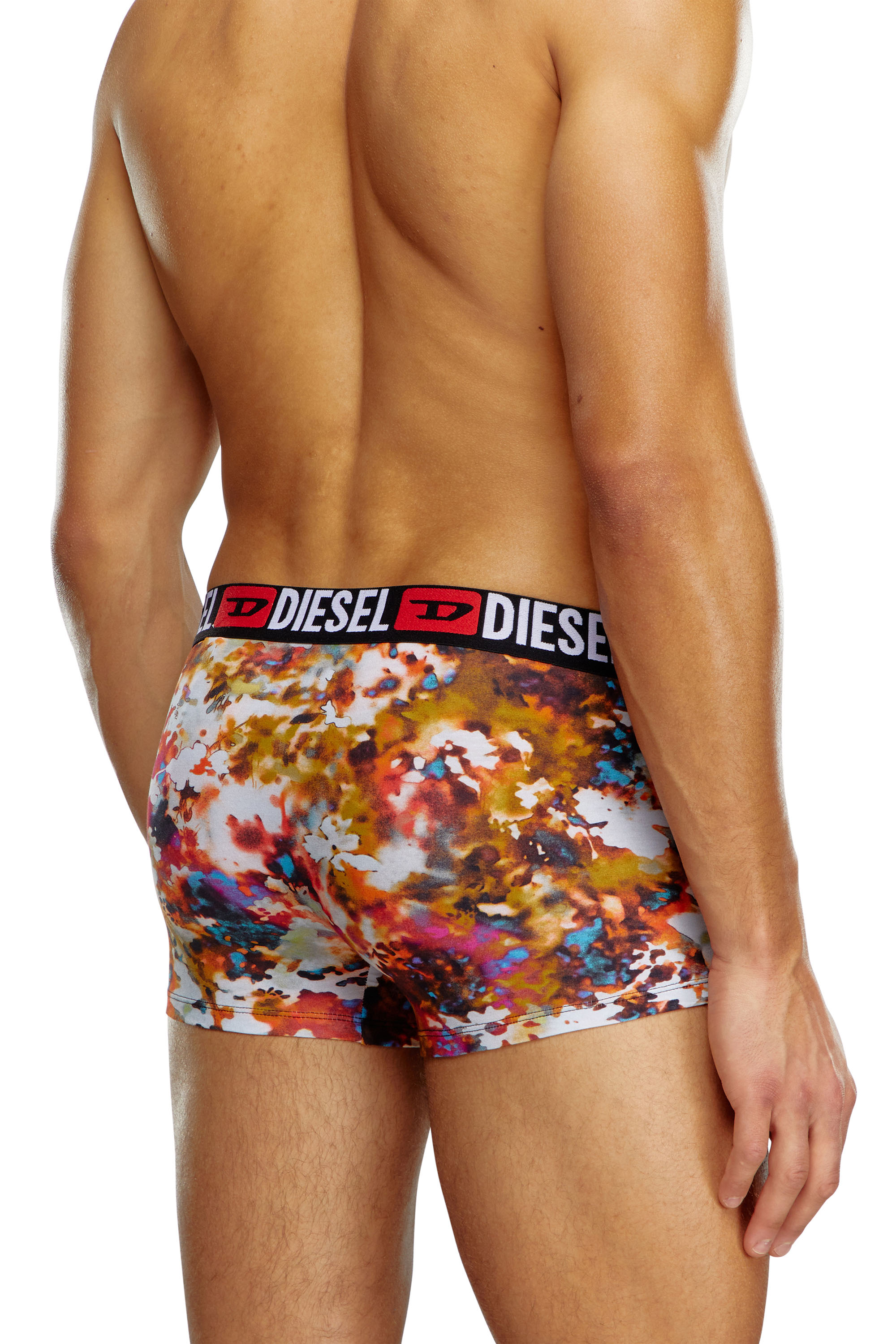 Diesel - UMBX-DAMIENTHREEPACK, Hombre Paquete de 3 bóxers ajustados lisos y florales in Multicolor - Image 3