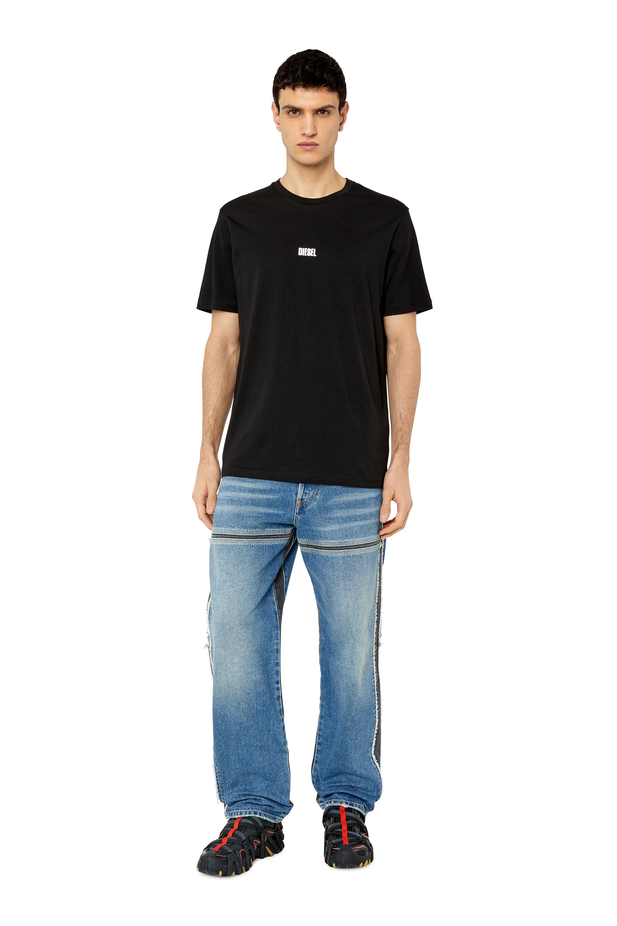 T-JUST-G23 Man: T-shirt with puff Diesel logo | Diesel