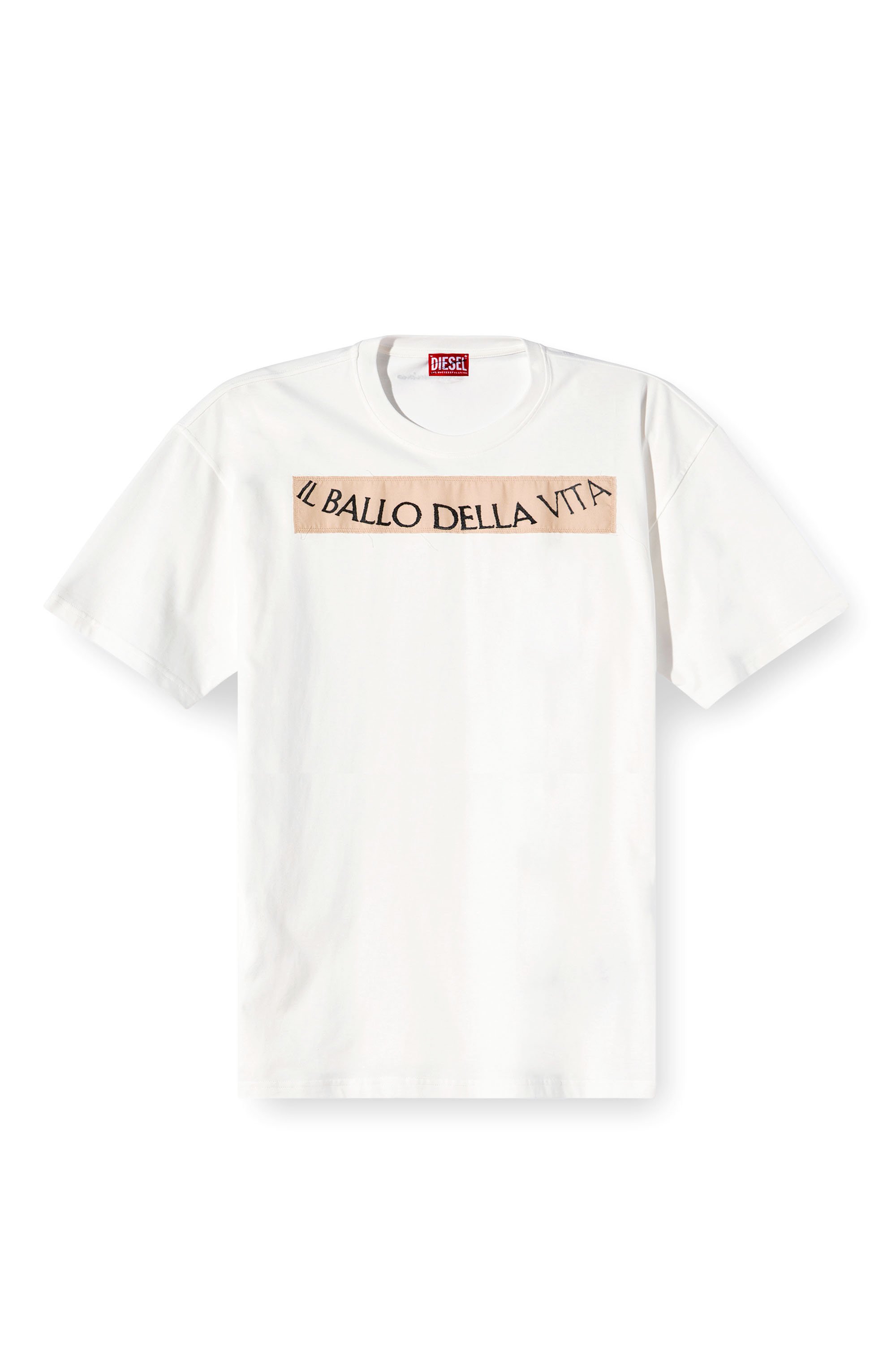 Diesel - T-BOXT-BALLO-DD, Camiseta con parche de tatuaje Unisex in Blanco - 6