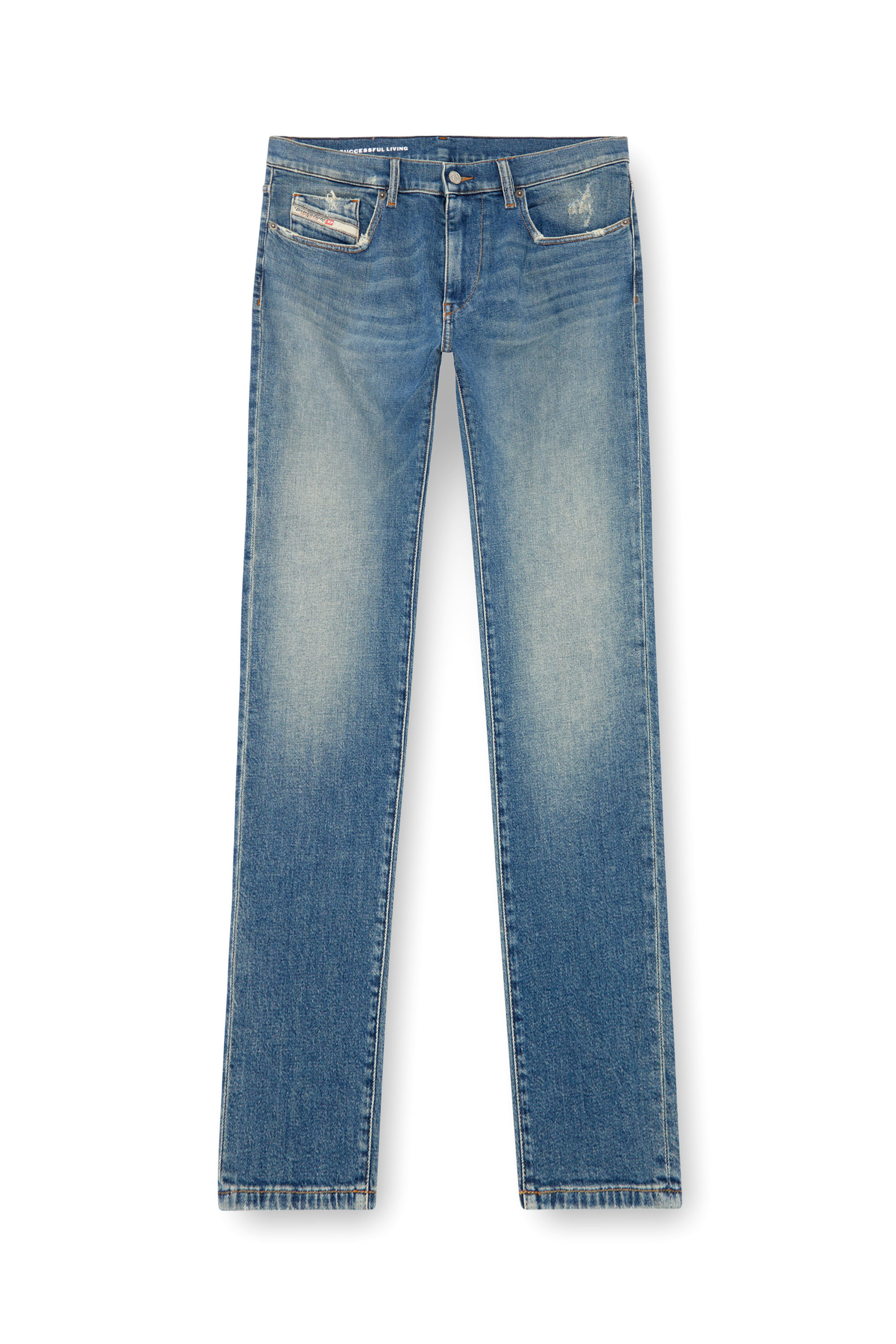 Diesel - Slim Jeans 2019 D-Strukt 0GRDG, Light Blue - Image 5