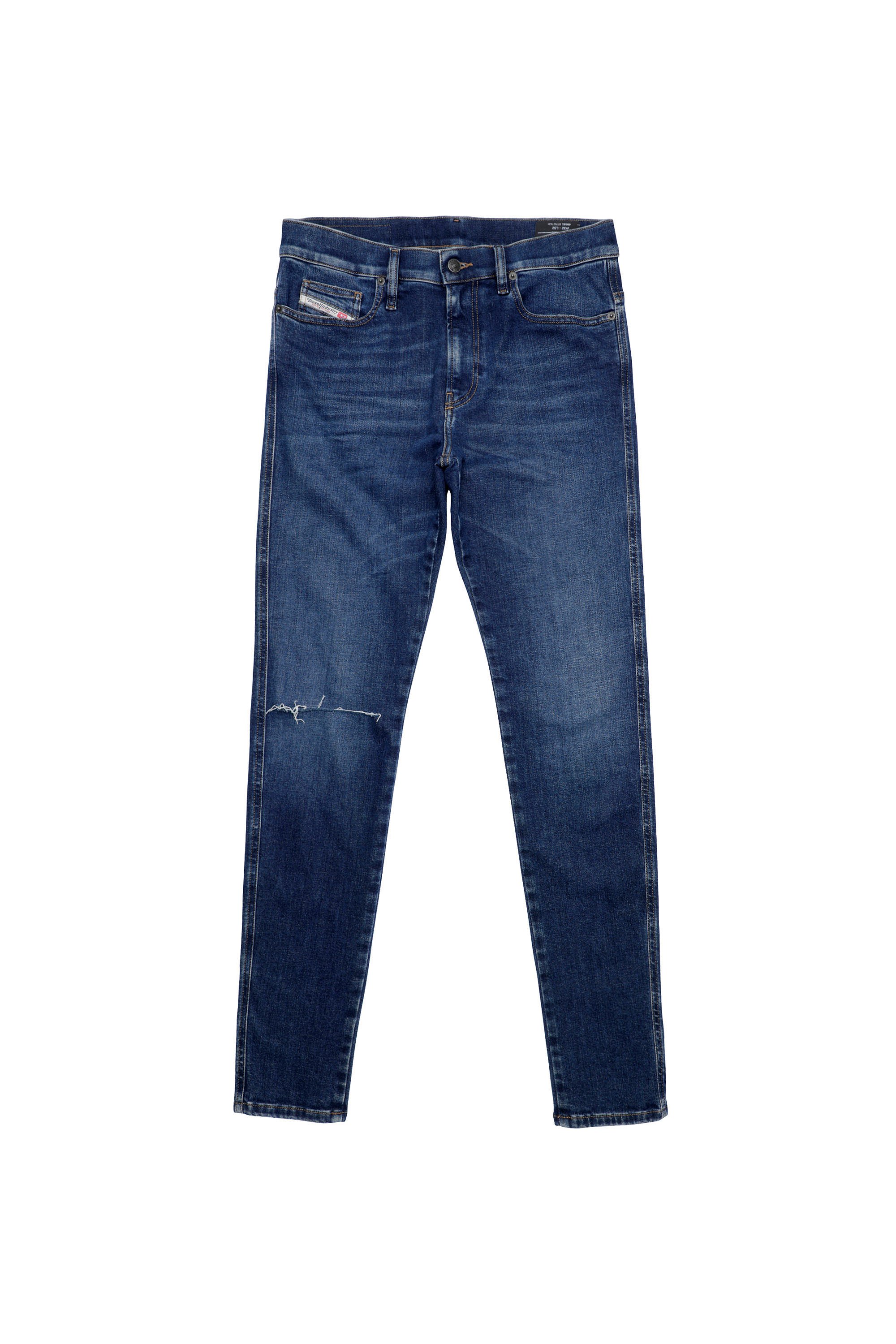 Diesel - D-Istort 09B31 Skinny Jeans, Azul Oscuro - Image 1