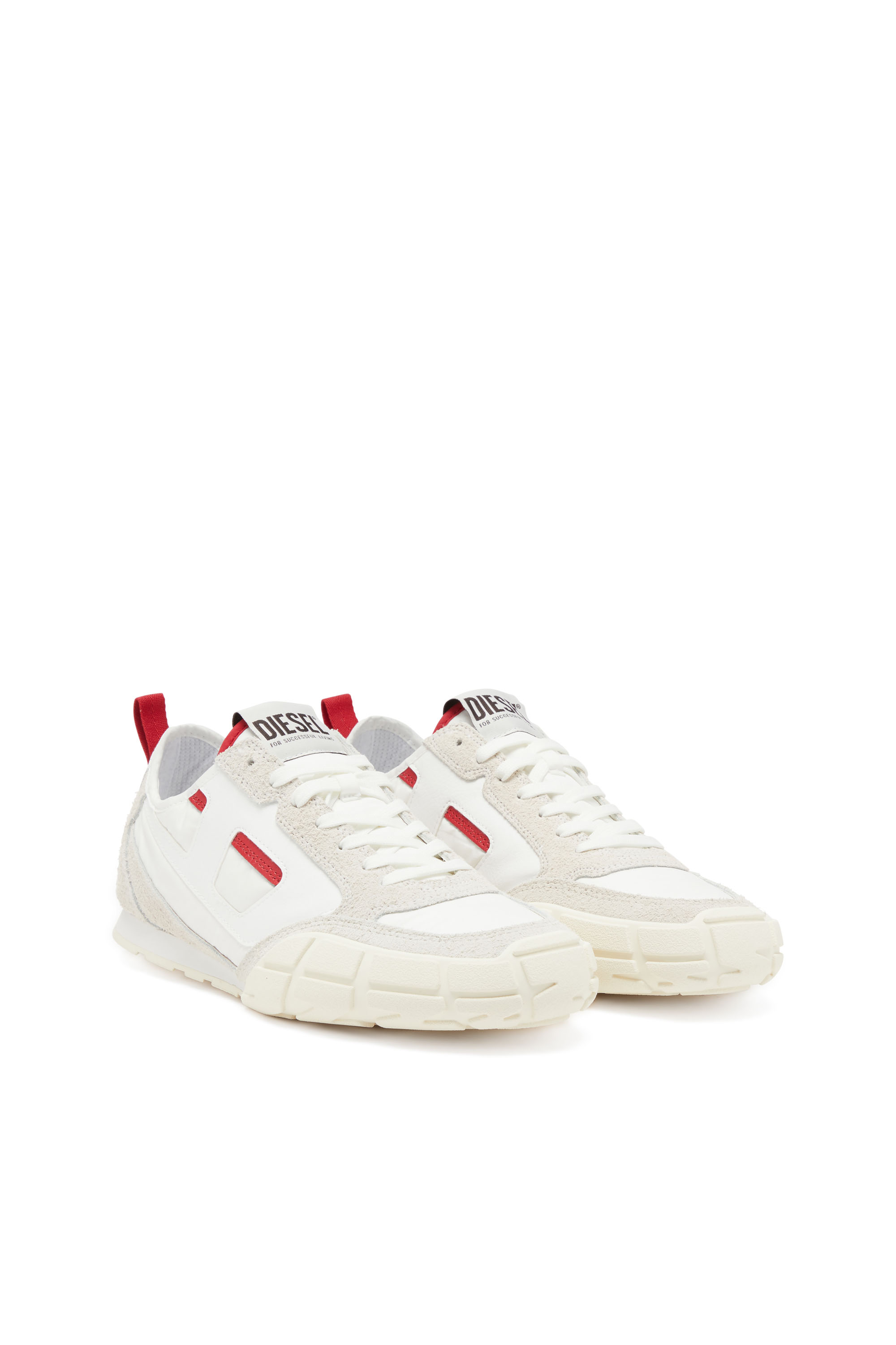 Diesel - S-PAGODHA LOW, Deportivas de piel, gamuza y ripstop Hombre in Multicolor - 2