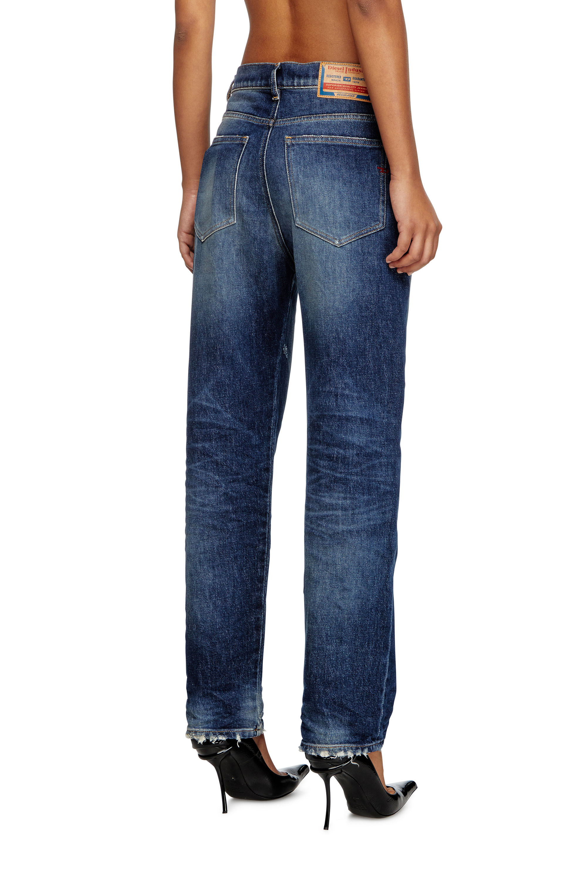 Diesel - Regular Jeans 2016 D-Air 09J56 Mujer, Azul Oscuro - 2