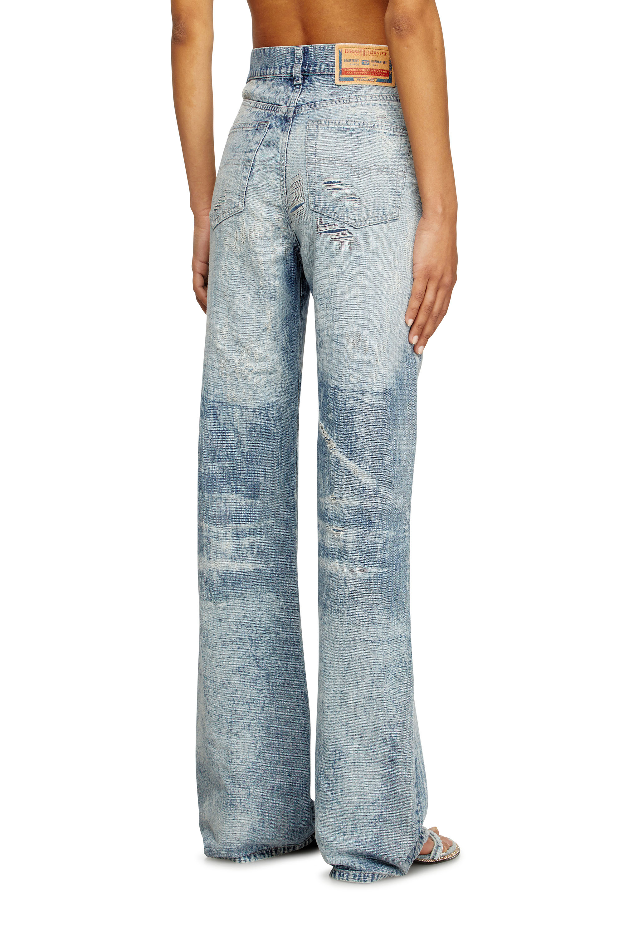 Diesel - Regular Jeans 1971 D-Sent 068TY Mujer, Azul Claro - 3