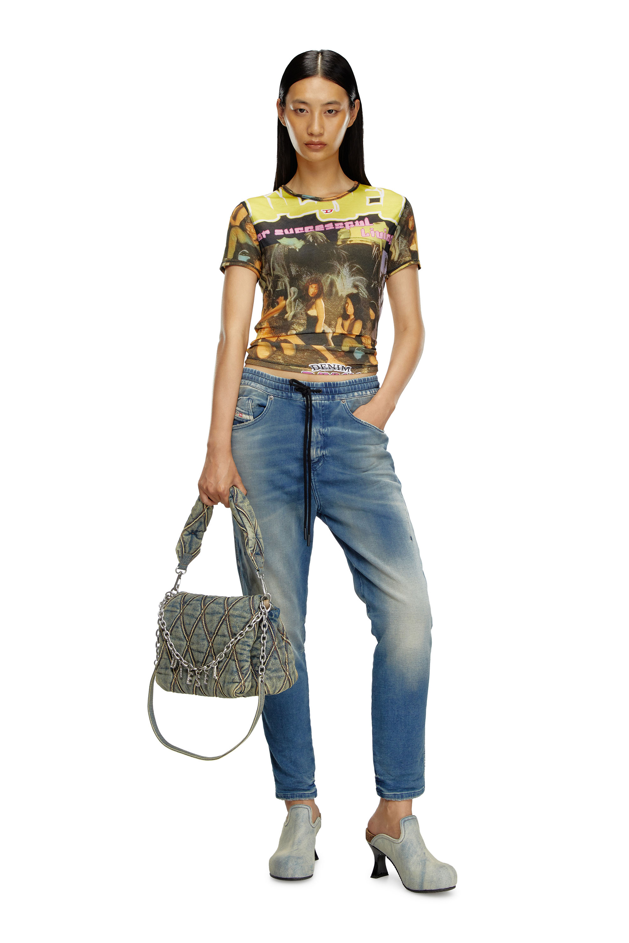 DIESEL◆デニム｜regular 2041 d-fayza joggjeans 09l13 レギュラー 2041 D-Fayza Joggjeans® | ダークブルー