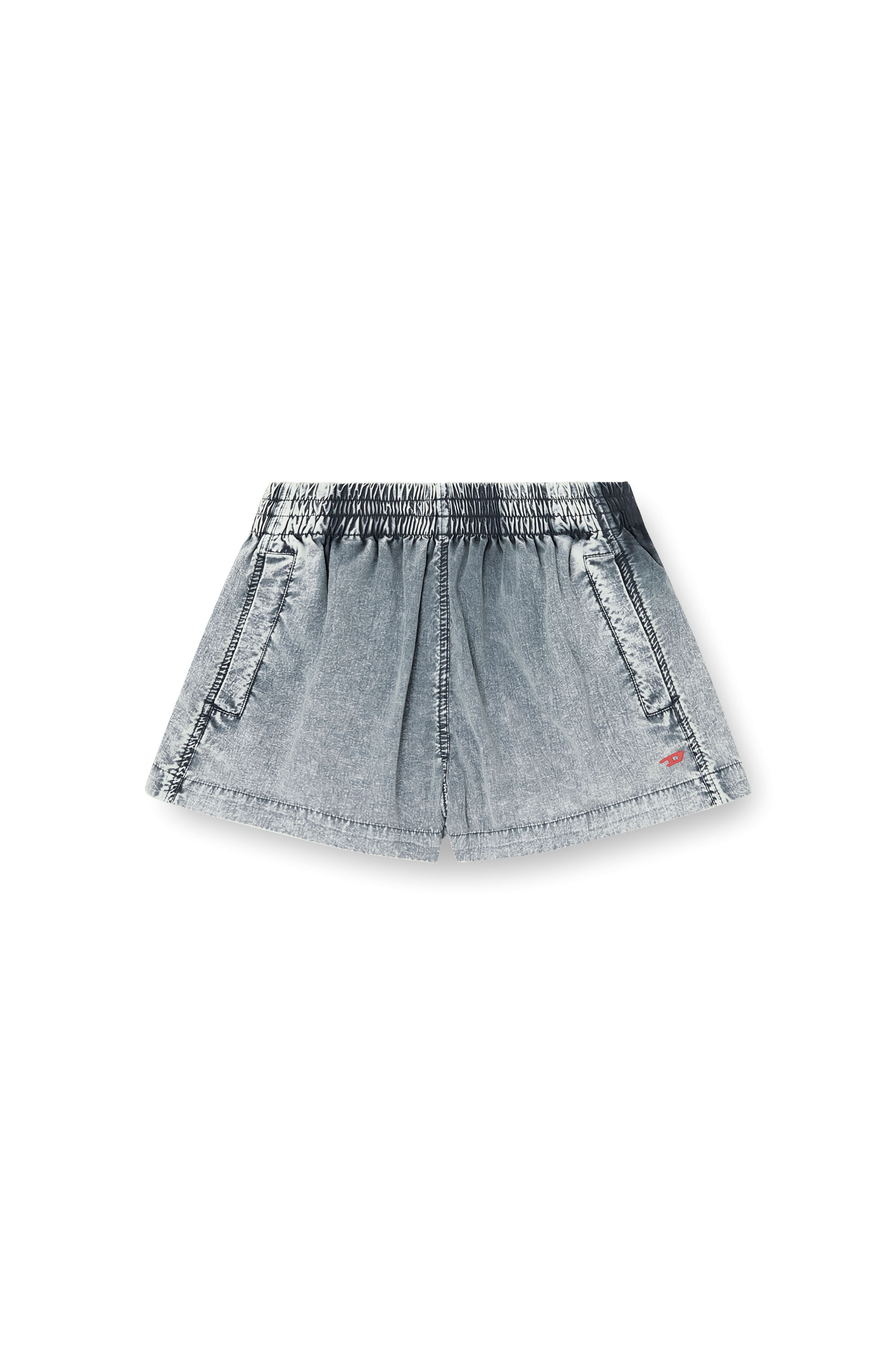 Diesel - S-OUND, Boxers en Taslan tratado Mujer in Azul marino - 4