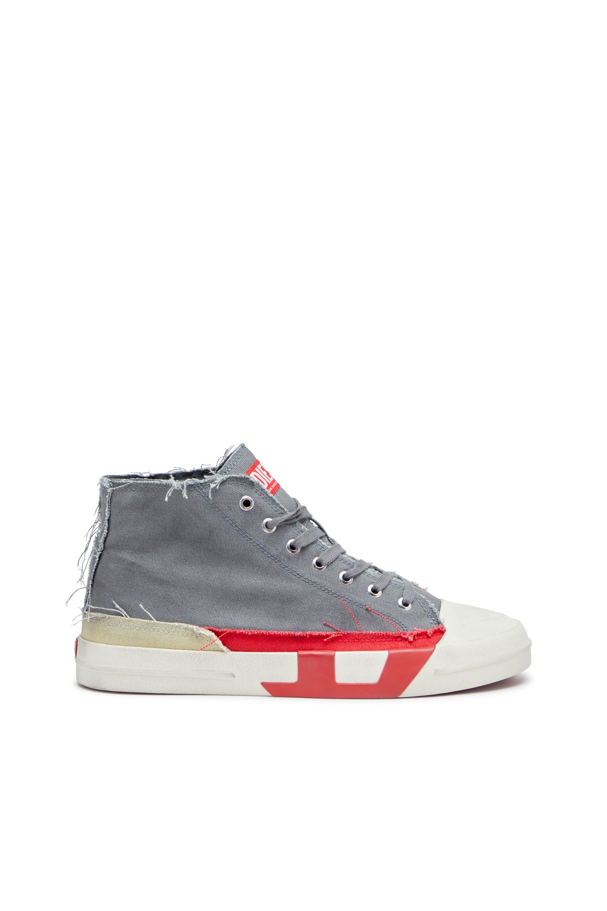 Diesel - S-D-VERSE MID, S-D-Verse-Deportivas altas de lona con efecto desgastado Hombre in Multicolor - 1