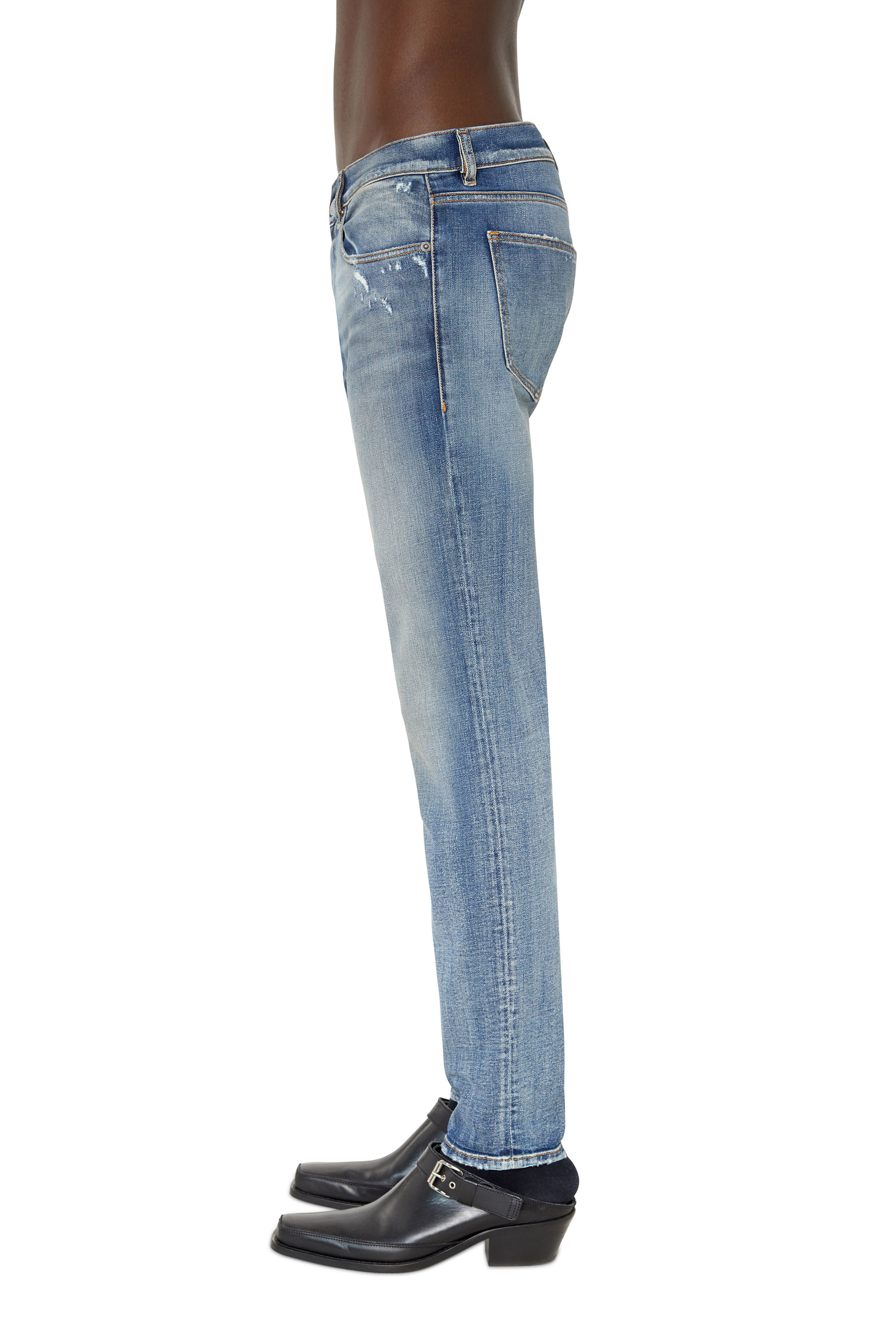 Diesel - 2019 D-STRUKT 09E15 Slim Jeans, Azul medio - Image 4