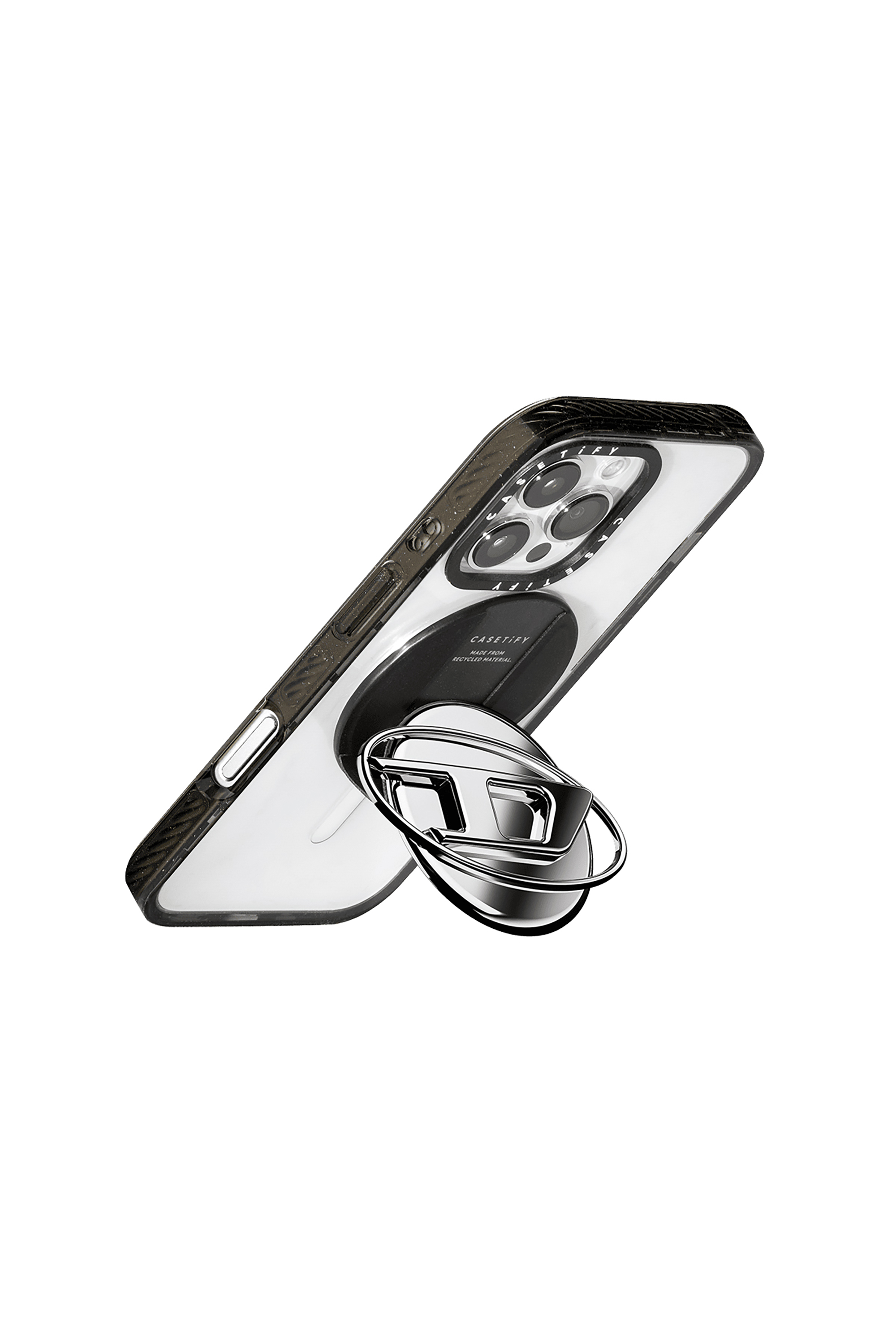 Diesel - 60372 CASETIFY  GRIP STAND, Unisex's Grip & Stand Silver in Silver - 4