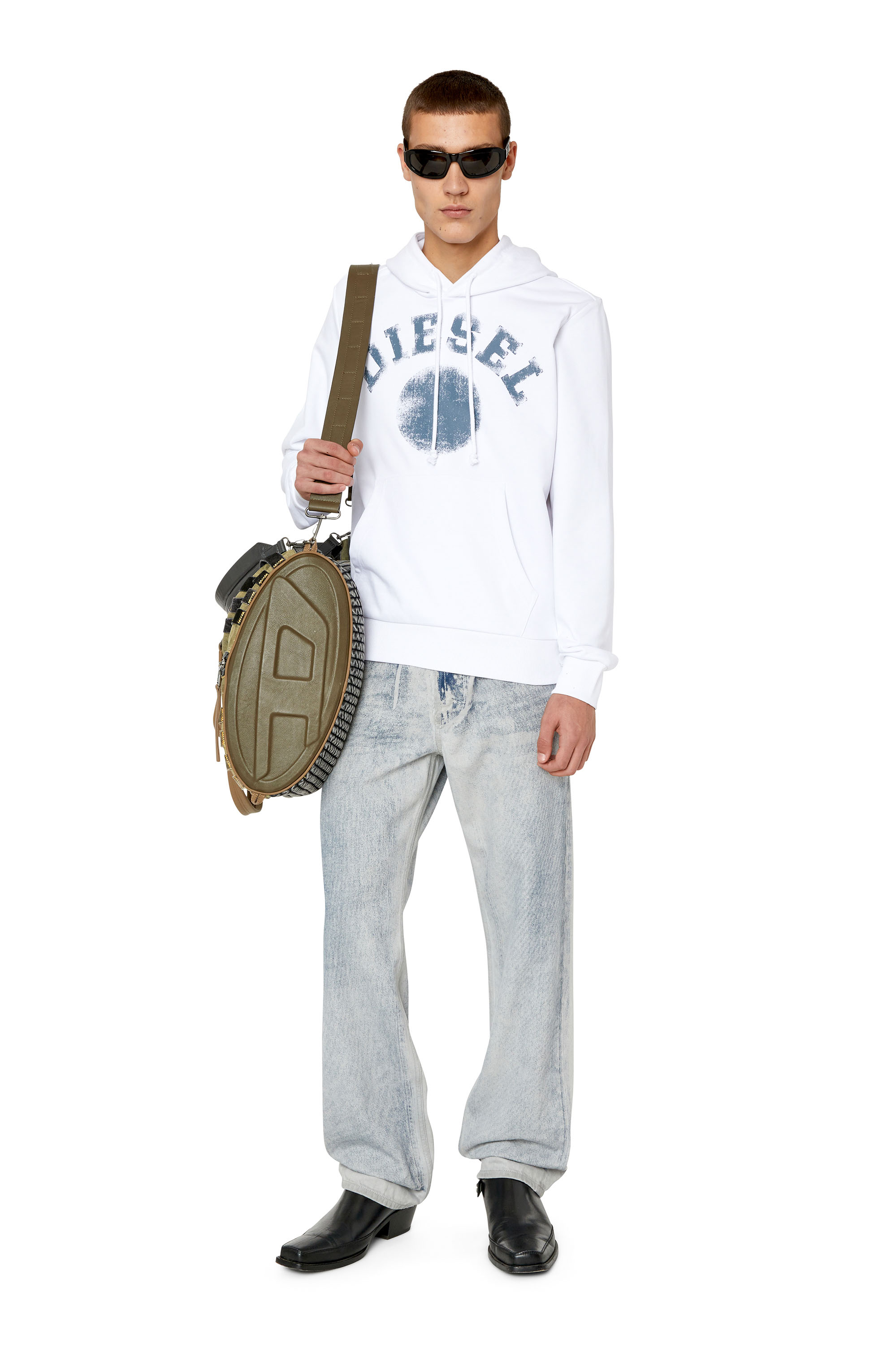 Diesel - S-GINN-HOOD-K30, White - Image 5