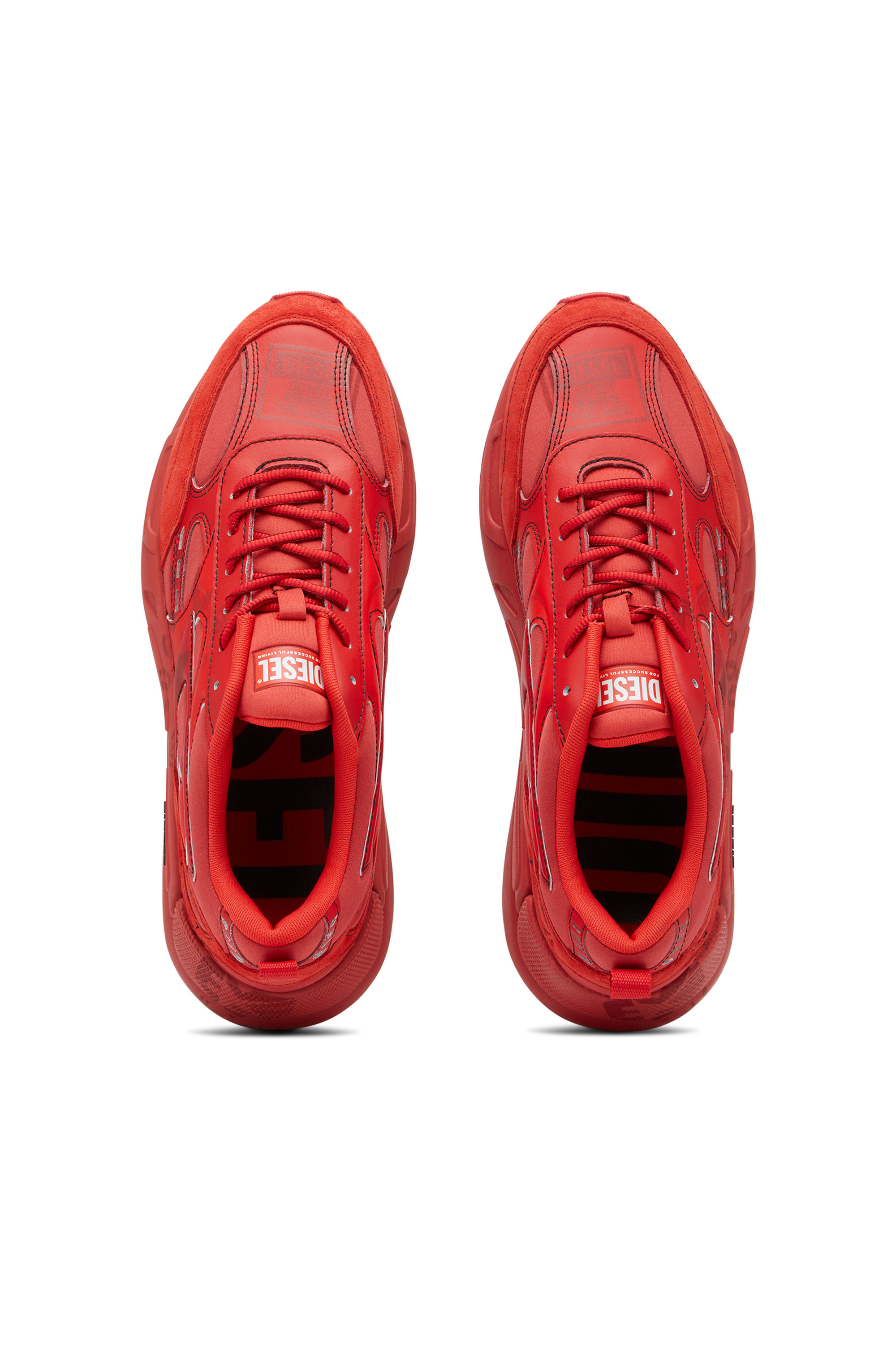 Diesel - S-SERENDIPITY SPORT, Man's S-Serendipity Sport - Sneakers with graphic logo prints in Red - 5