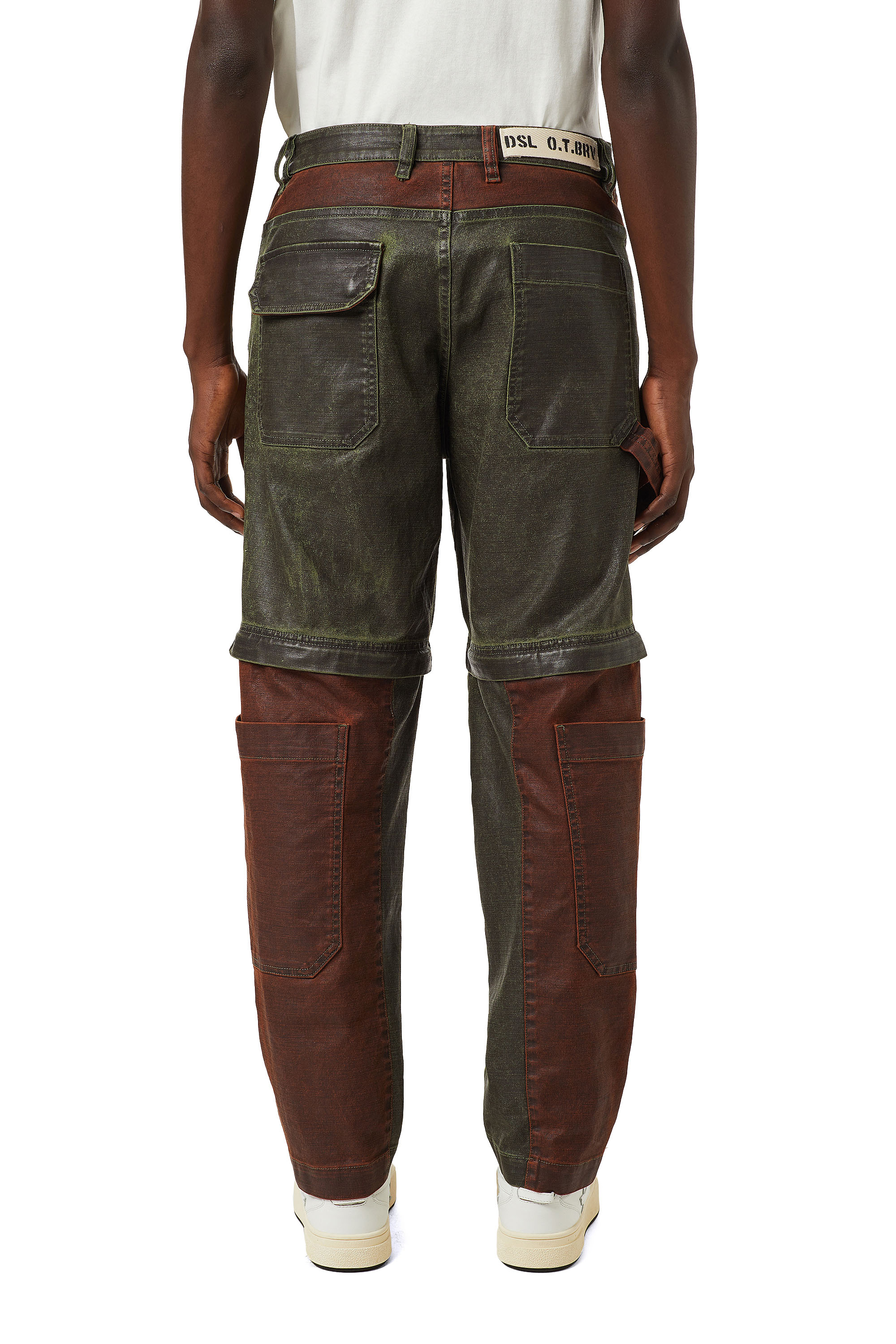 Diesel - D-Multy Tapered Jeans 0KDAQ, Green/Brown - Image 2
