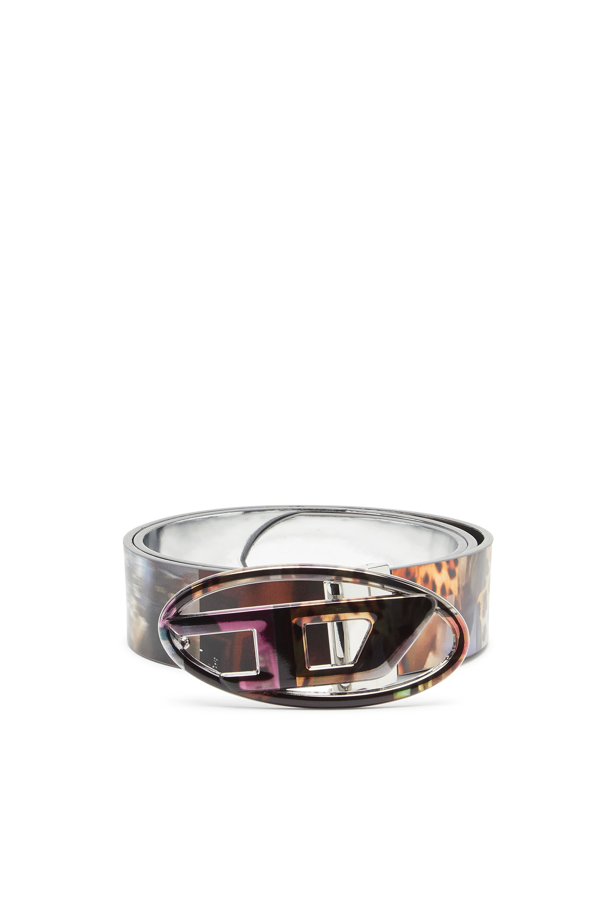 Diesel - B-1DR REV II, Unisex's Belt with Livestream print in Multicolor - 2